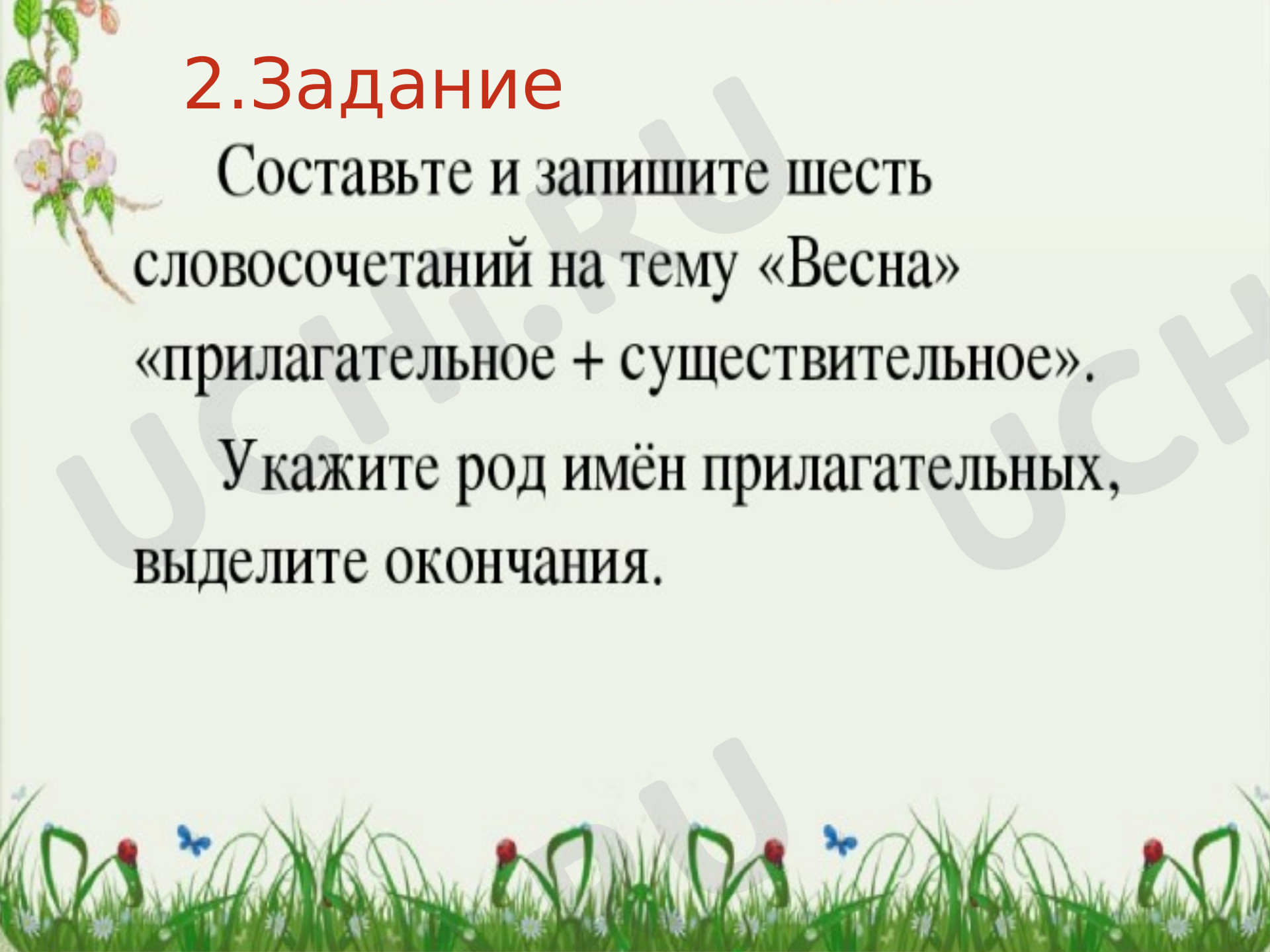 Имя прилагательное»: Обобщение по теме «Имя прилагательное». Проверка  знаний | Учи.ру