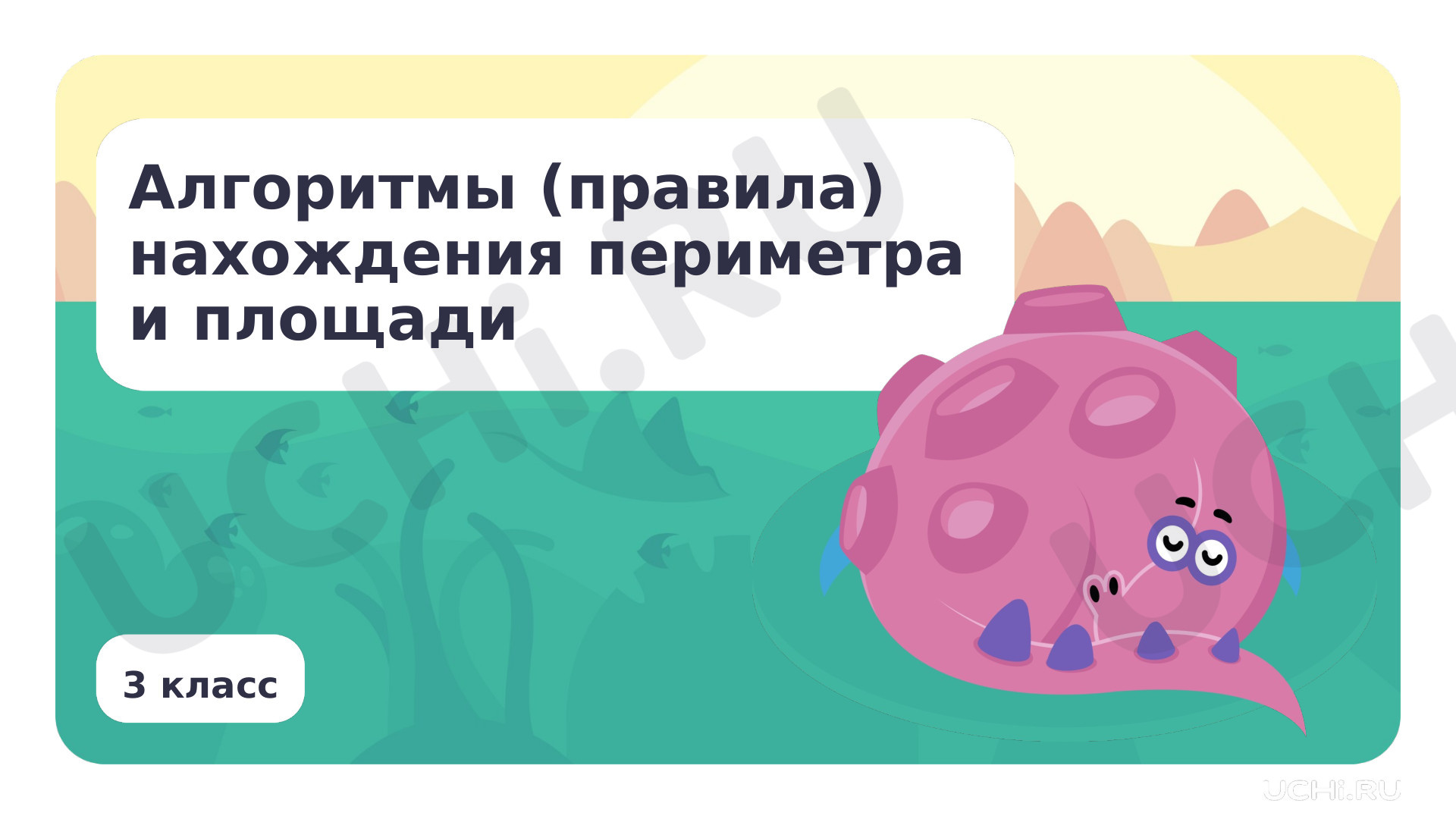 Предпросмотр материала Алгоритмы (правила) нахождения периметра и площади
