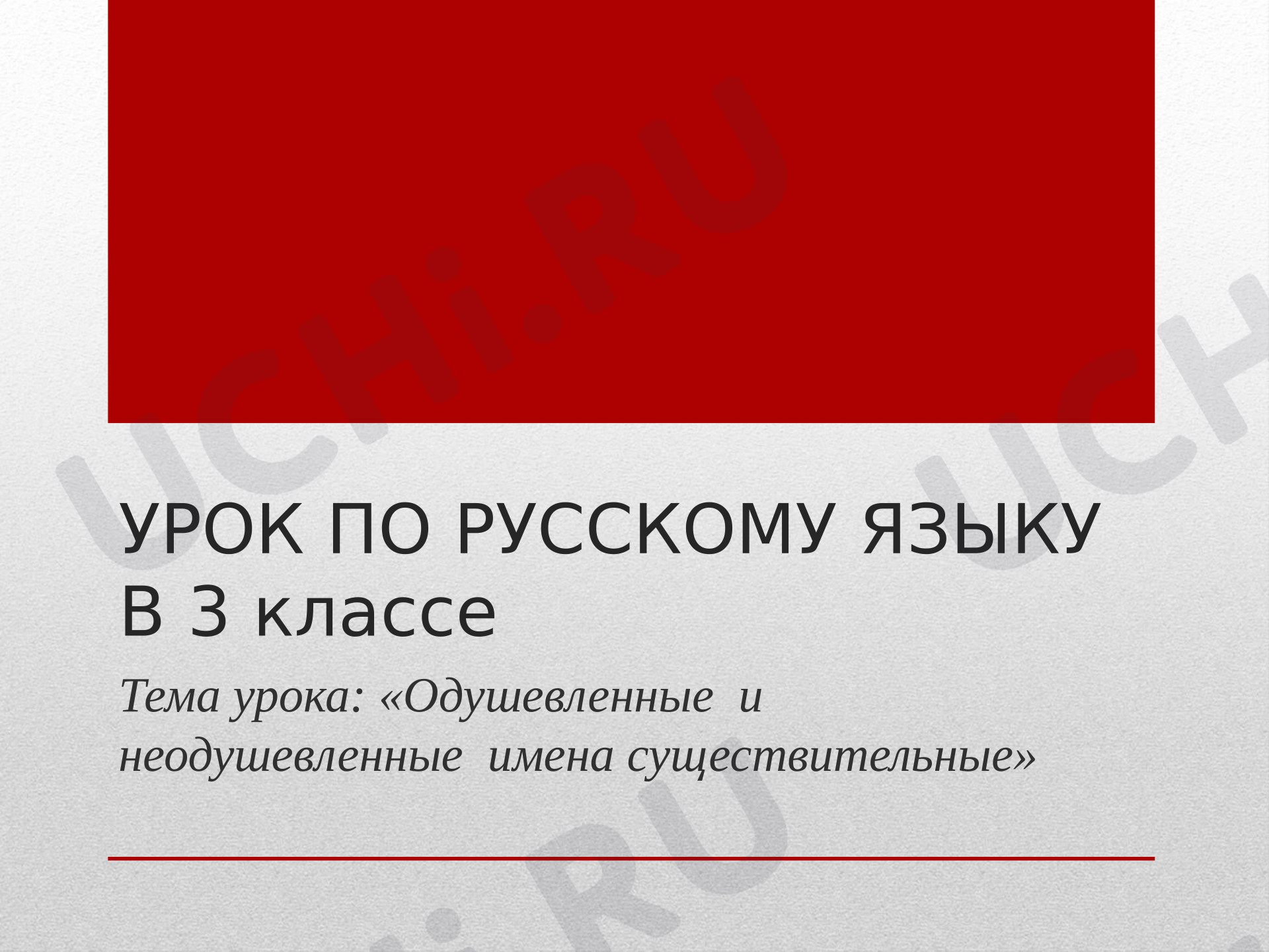 Предпросмотр материала Презентация к уроку русского языка. Одушевленные и неодушевленные имена существительные