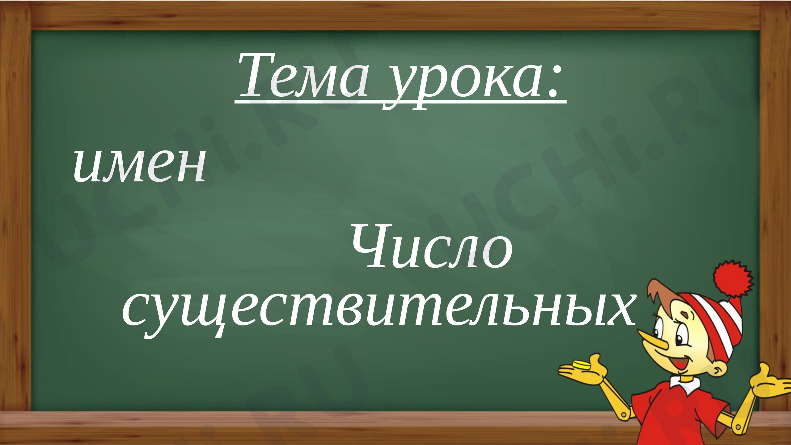 Имя существительное . Единственное и множественное число .: Единственное и множественное  число имён существительных | Учи.ру