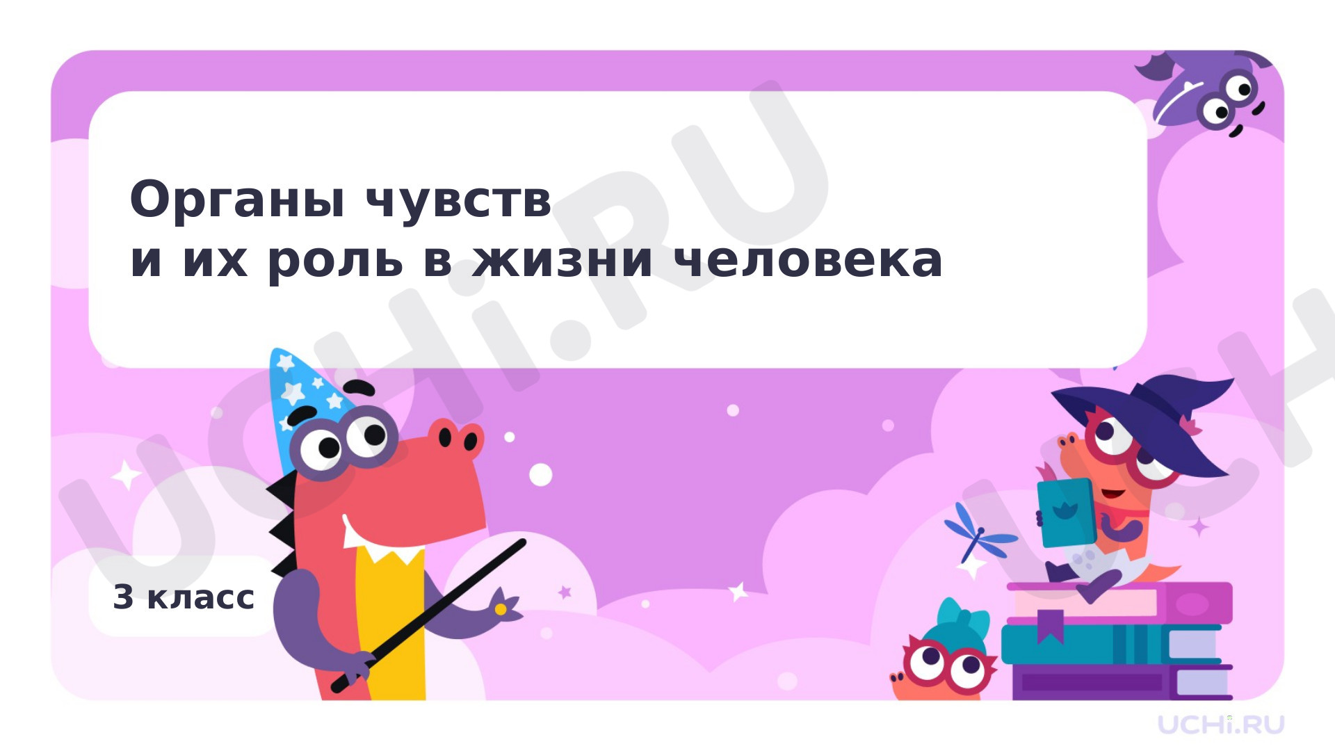 Предпросмотр материала Резервный урок. Органы чувств их роль в жизни человека