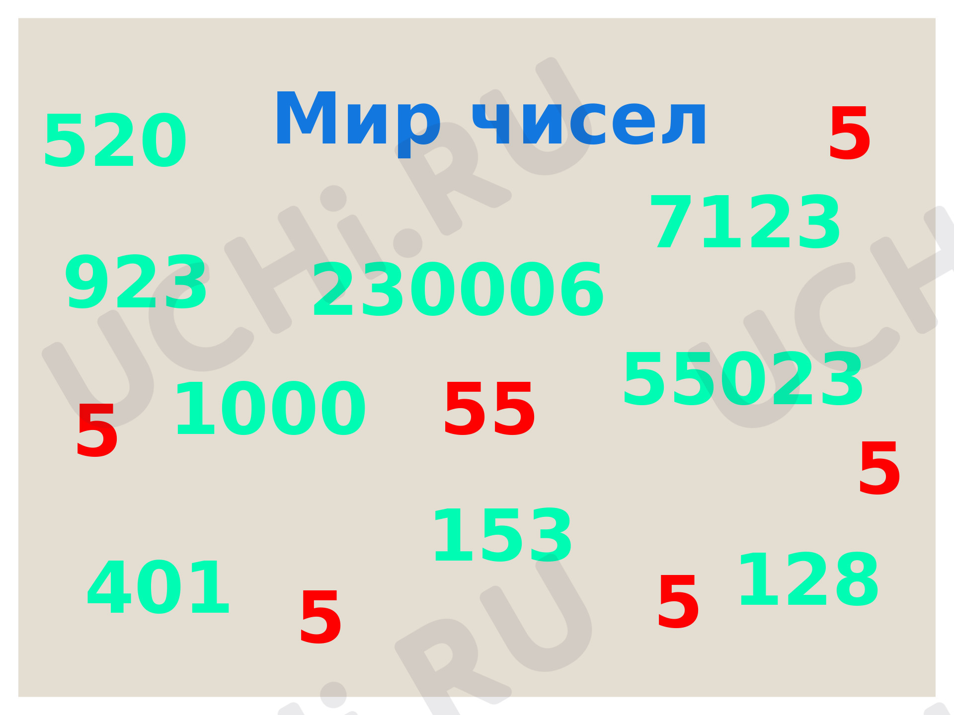 Предпросмотр материала Классы и разряды «Миллионы, миллиарды»