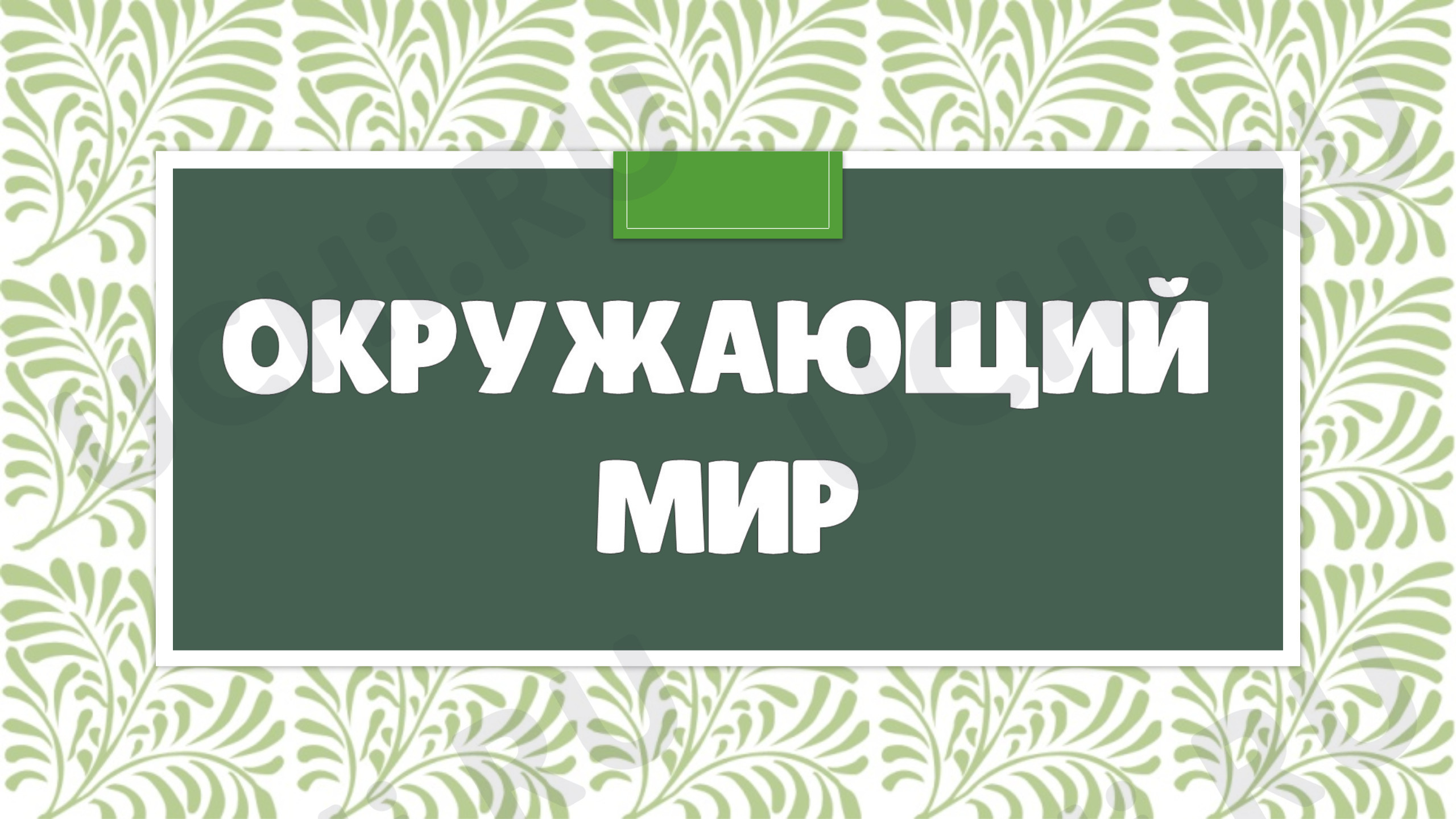 Предпросмотр материала Окружающий мир, «Город и село»