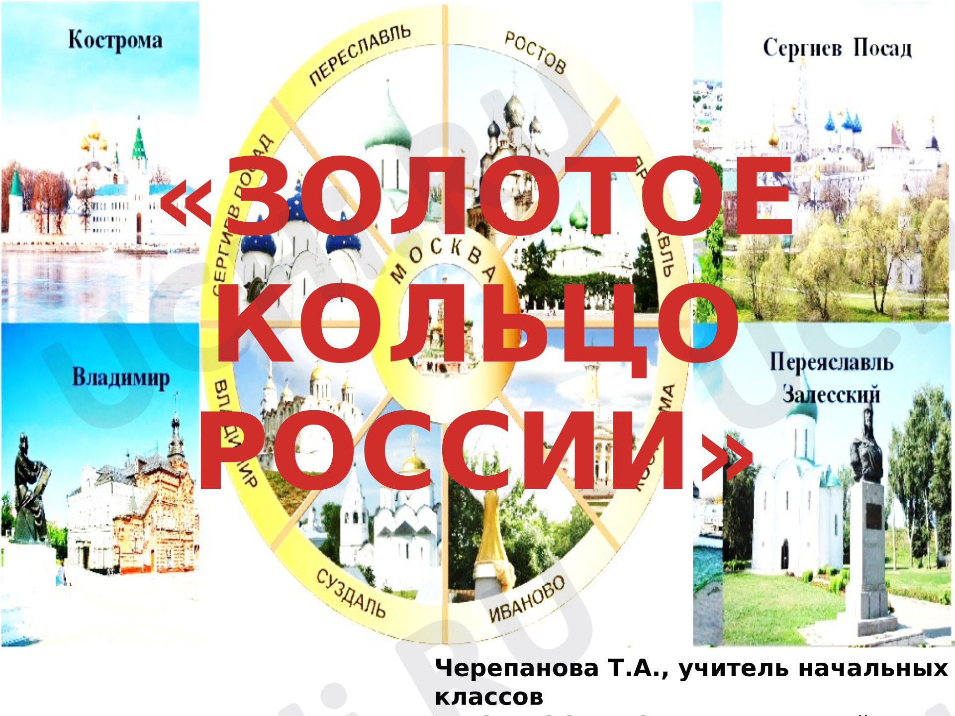 Предпросмотр материала Презентация к уроку окружающего мира. Золотое кольцо России