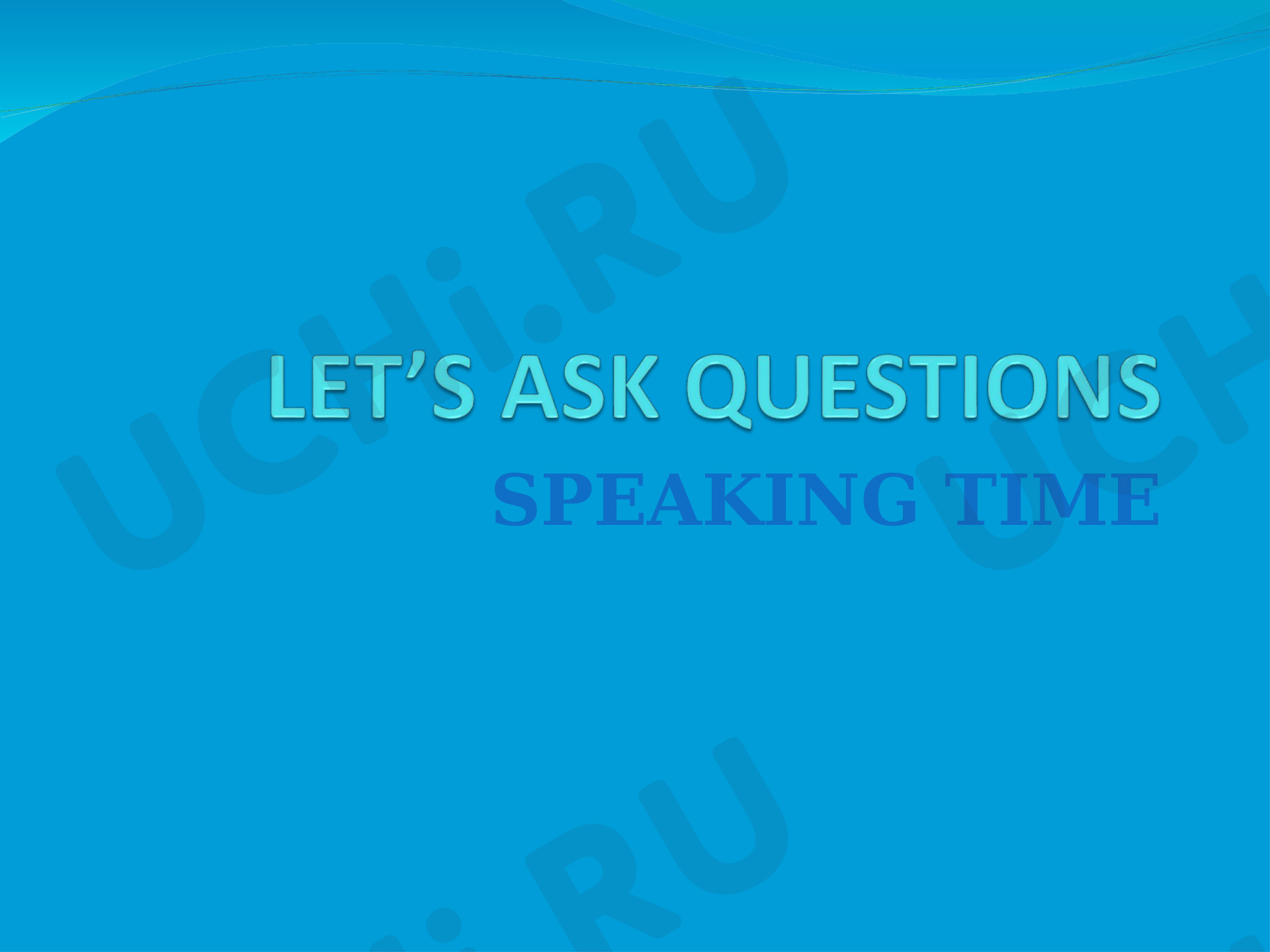 Английский язык, 3 класс, Дидактические материалы к урокам "Let's ask questions".ppt