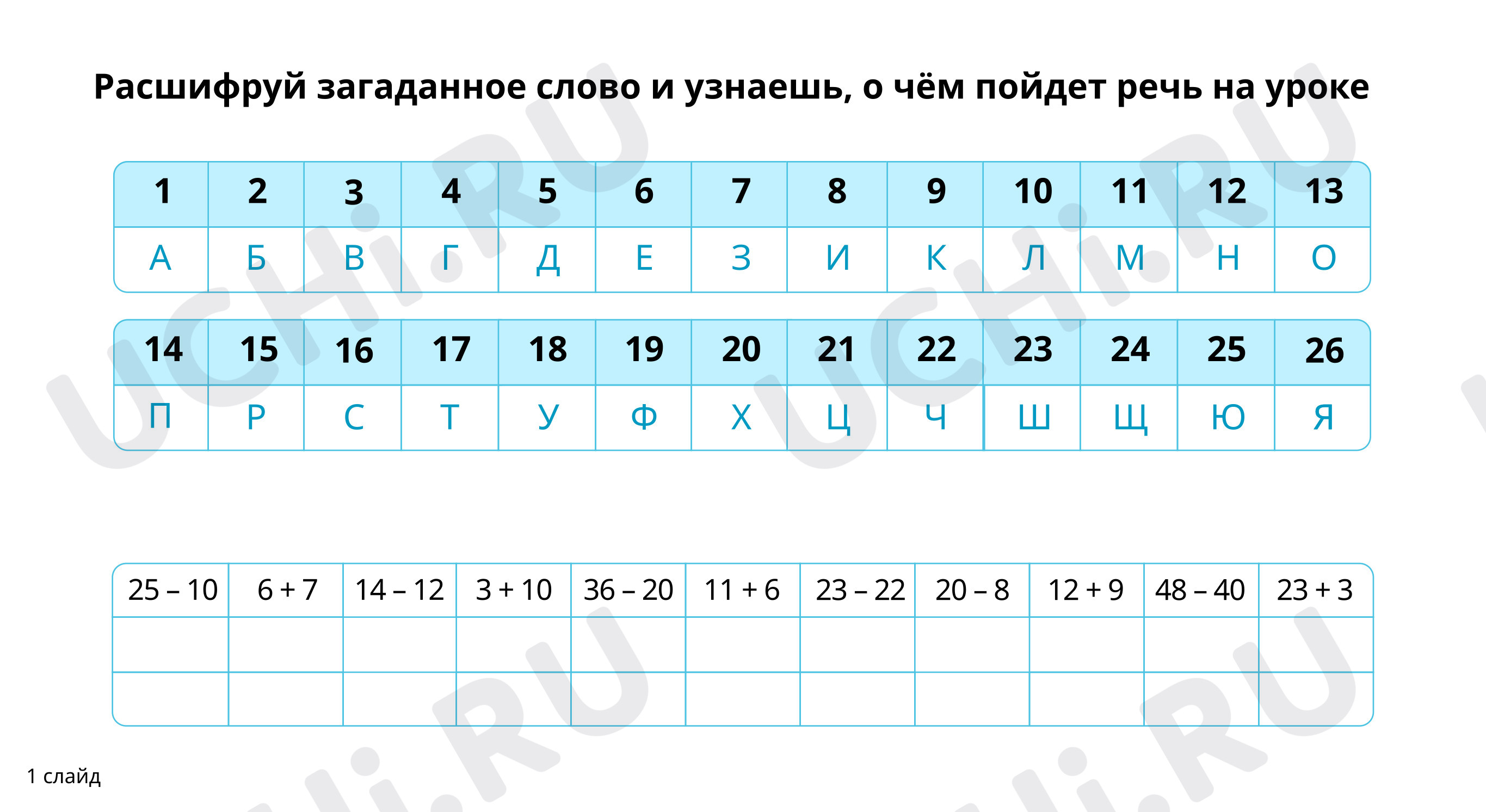 Предпросмотр материала Урок-квест. Часть 1