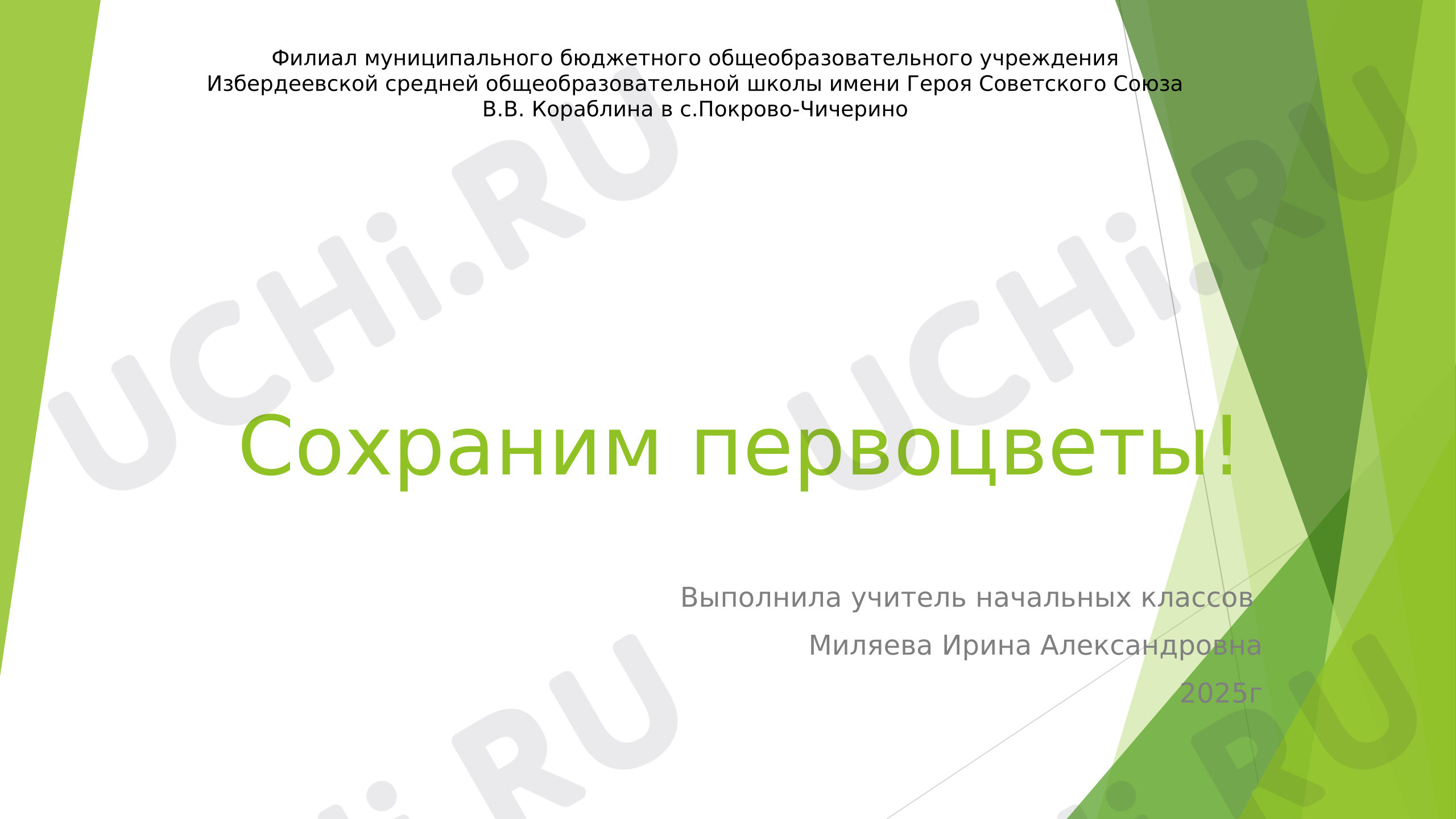 Предпросмотр материала Презентация. Классный час. Сохраним первоцветы