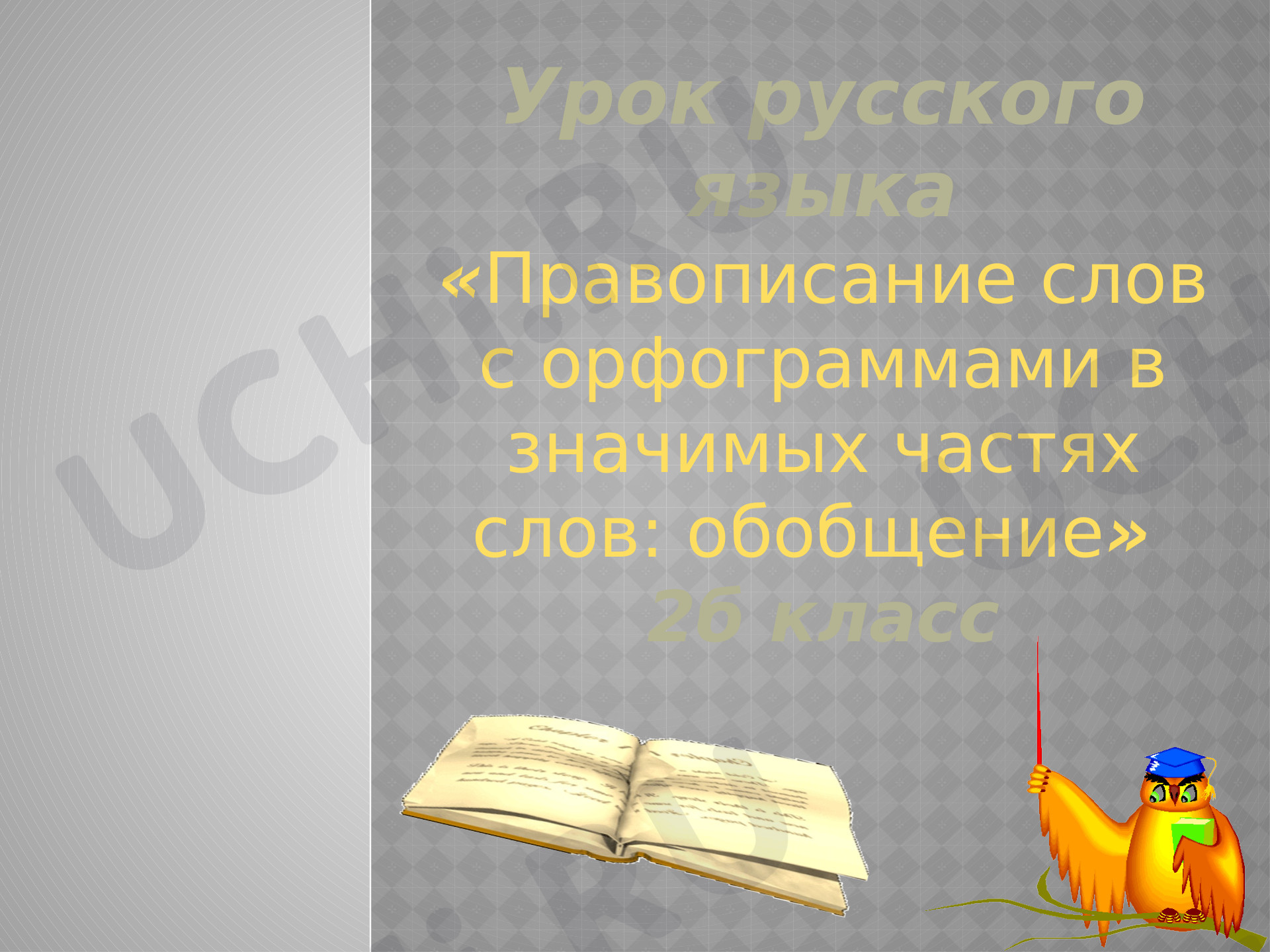 Предпросмотр материала Правописание изученных орфограмм