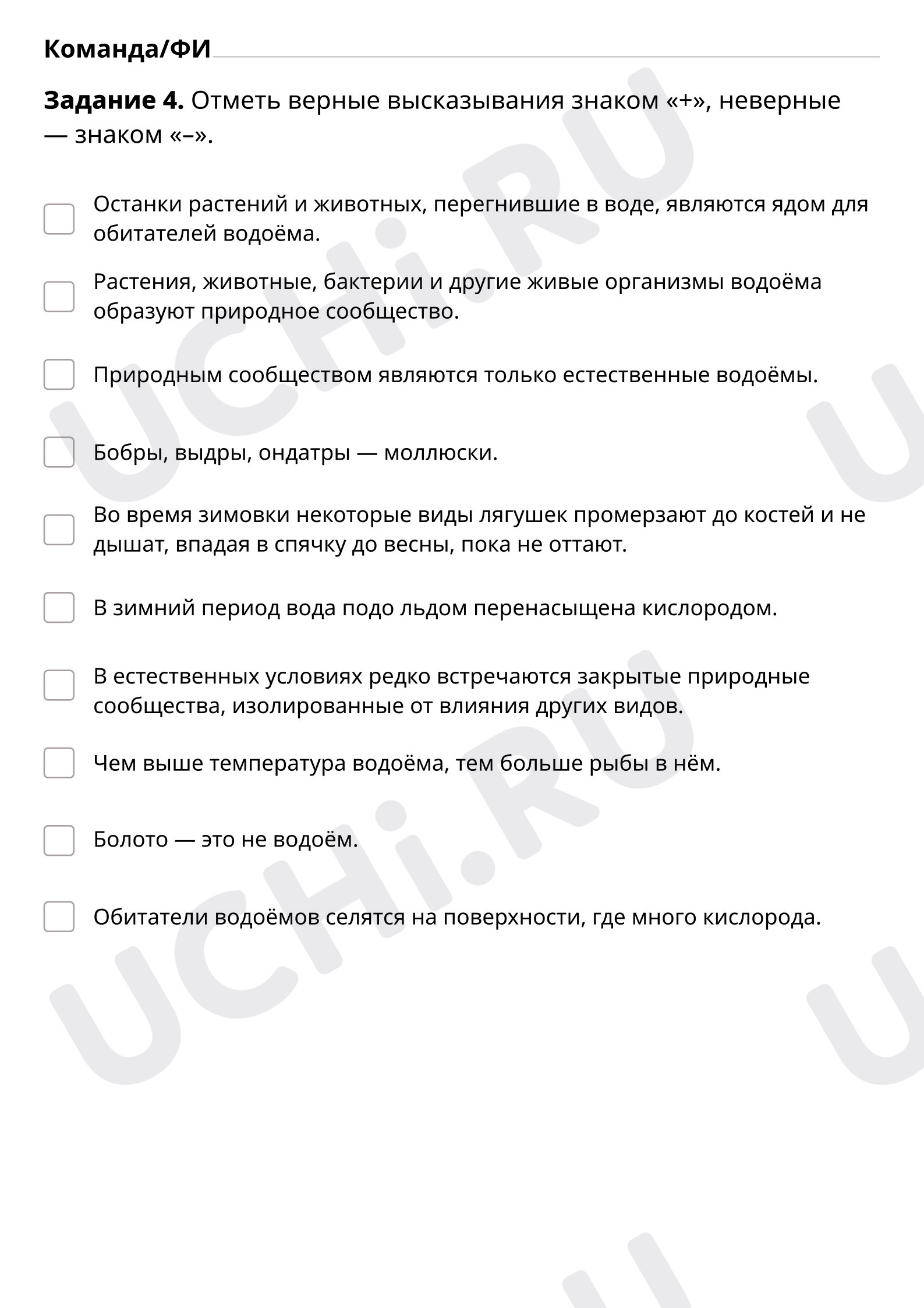 Предпросмотр материала Верно/неверно