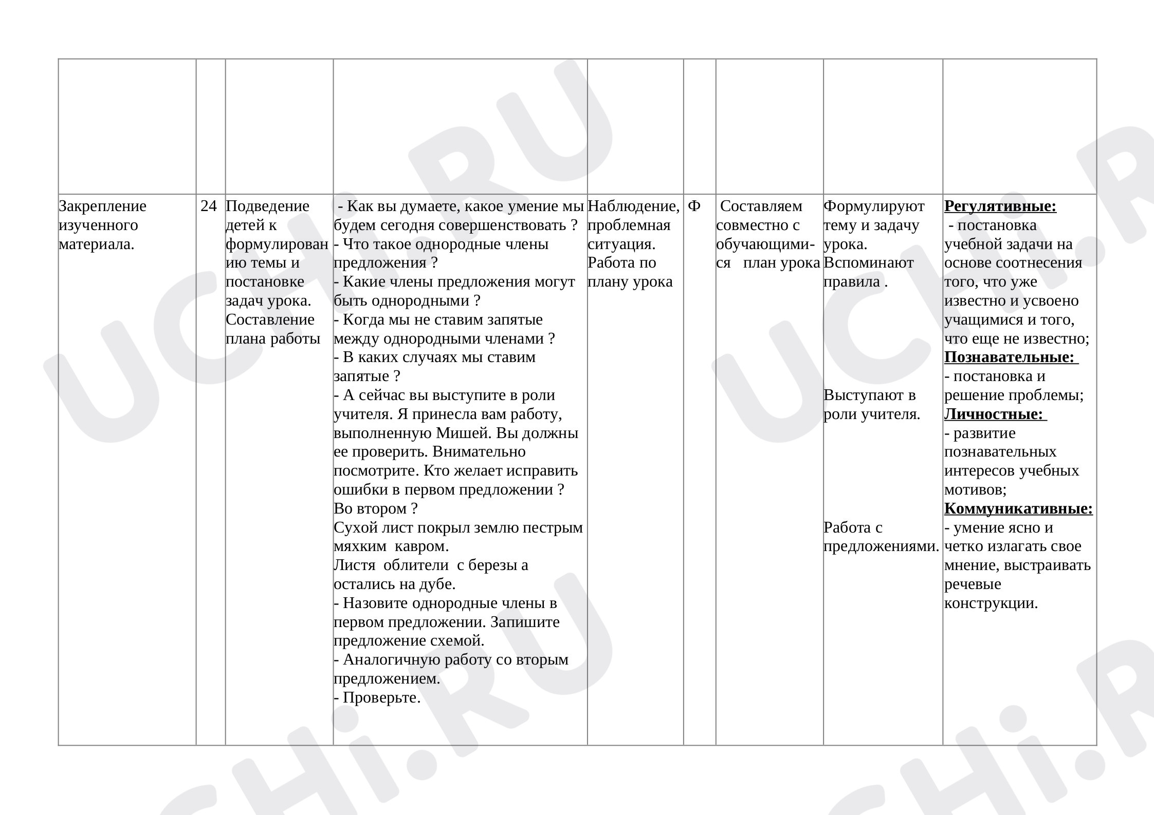 Учимся ставить знаки препинания в предложениях с однородными членами»:  Знаки препинания в предложениях с однородными членами | Учи.ру