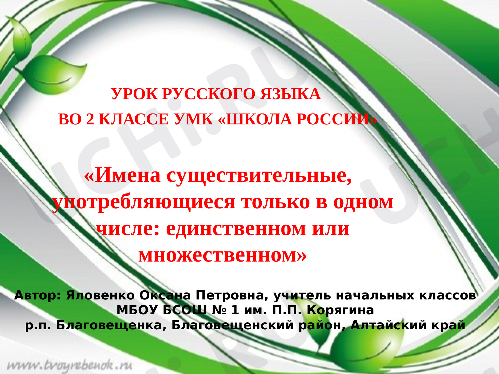 Предпросмотр материала Имена существительные, употребляющиеся только в одном числе: единственном или множественном