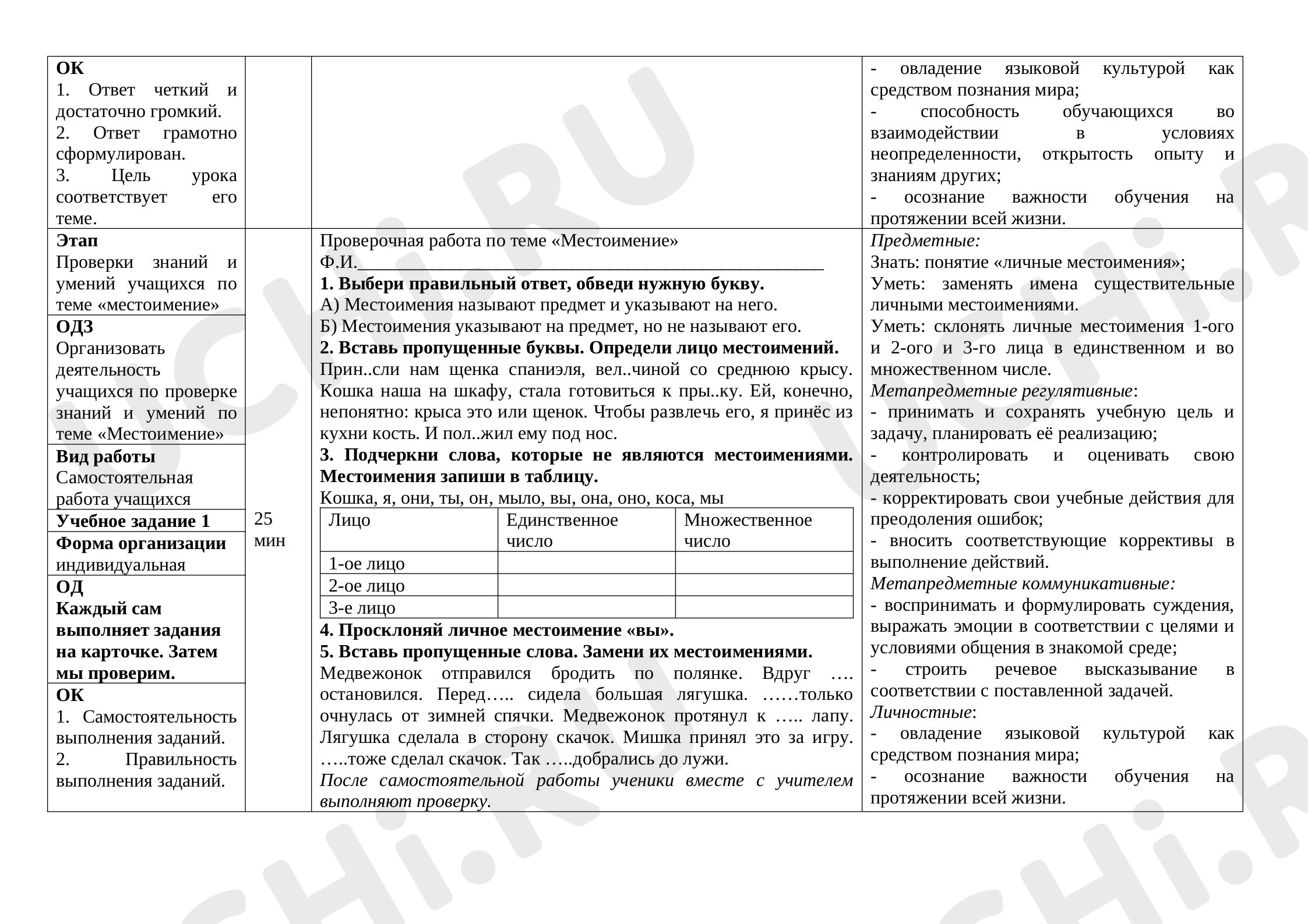 Морфология, русский язык 4 класс | Подготовка к уроку от Учи.ру