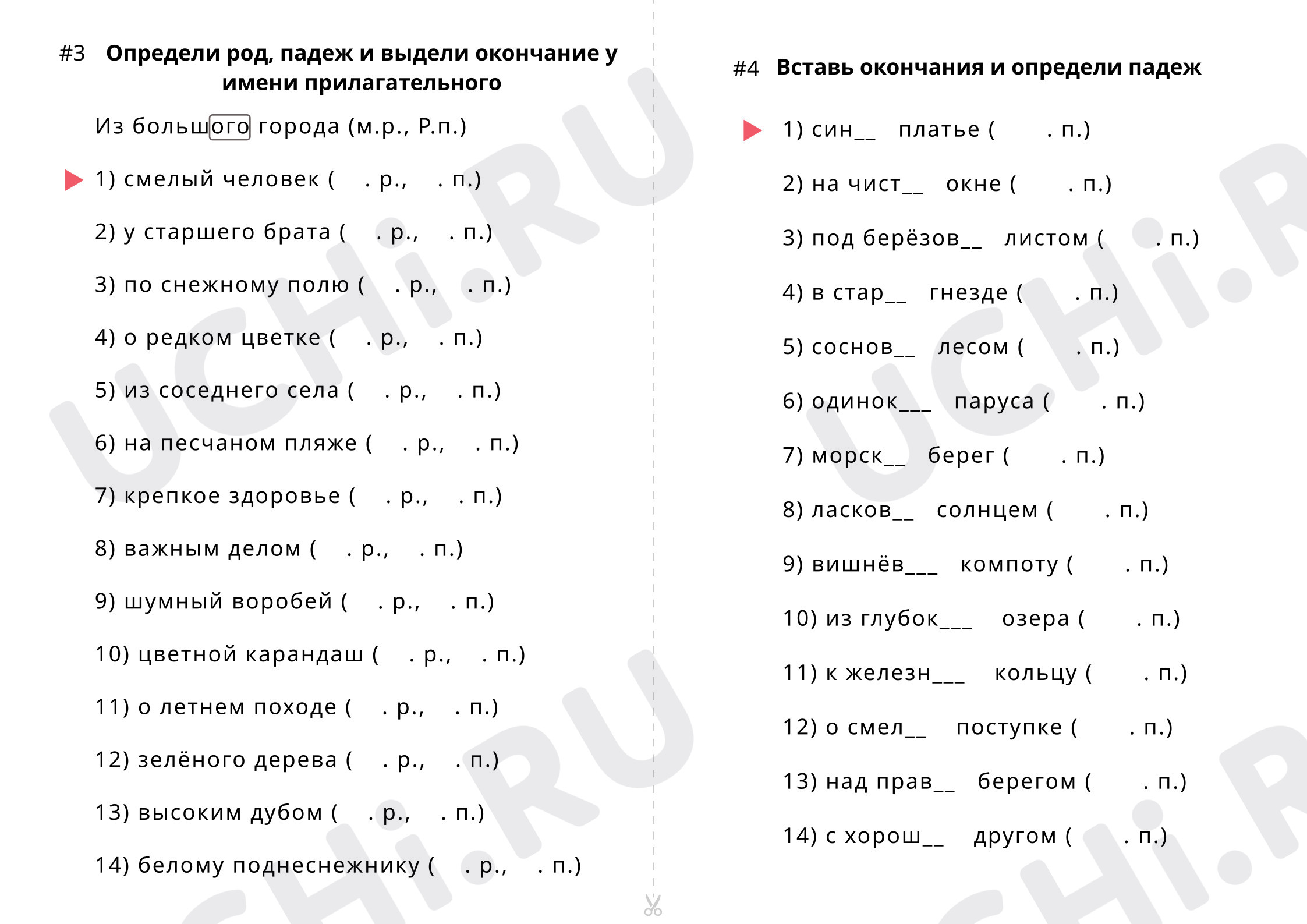 6 Имена прилагательные: грамматические категории и разряды