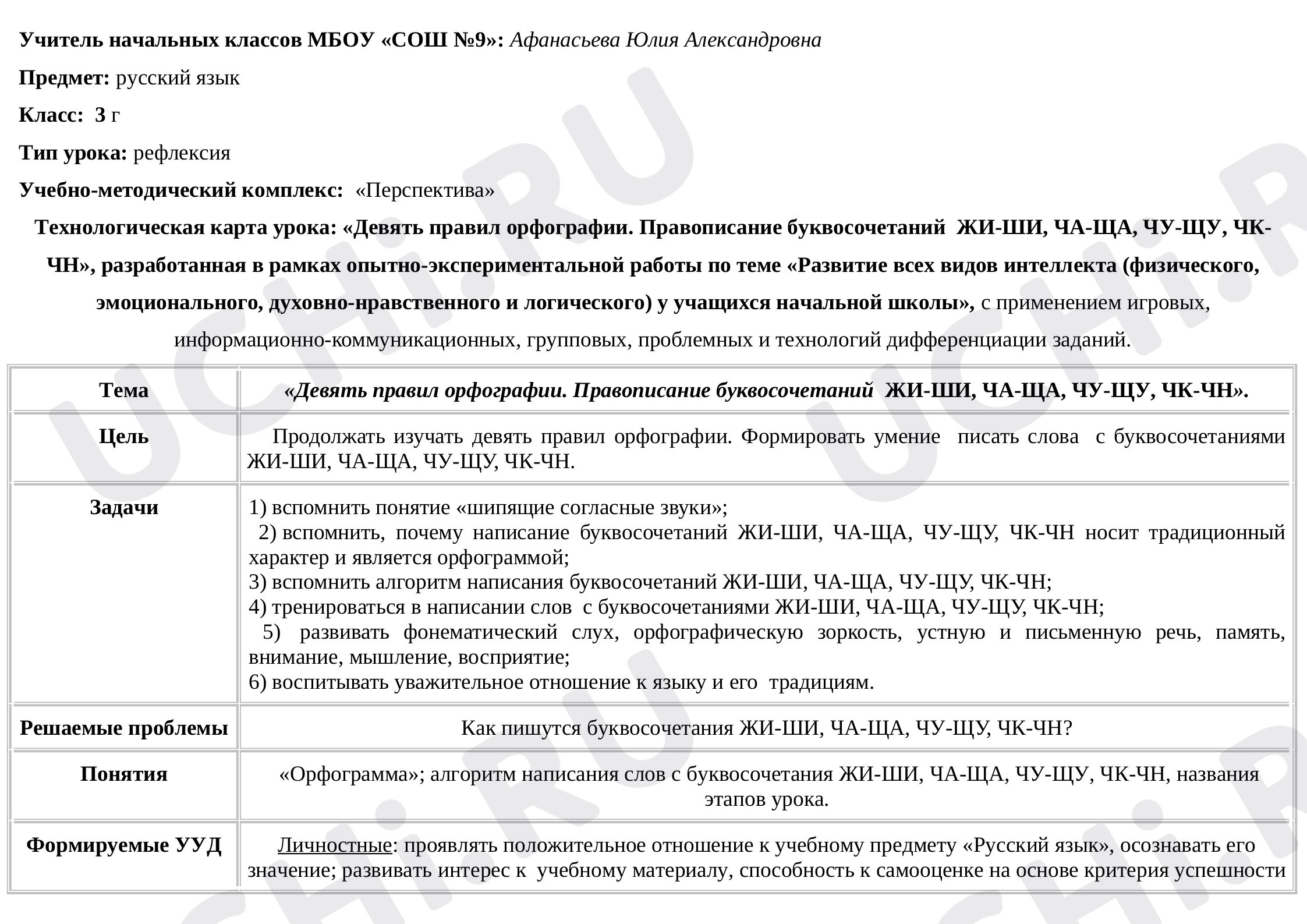 Предпросмотр материала 9 правил орфографии. Правописание буквосочетаний