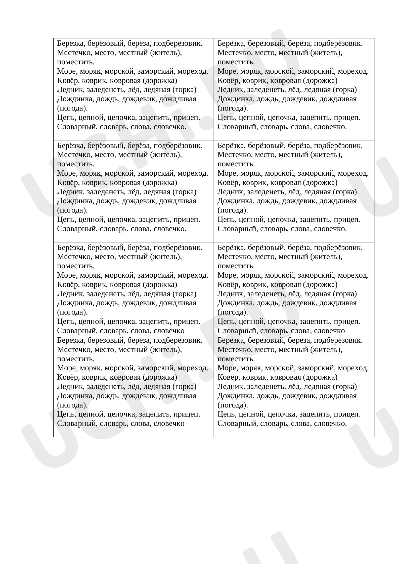 Предпросмотр материала Однокоренные слова. Выдели корень в словах