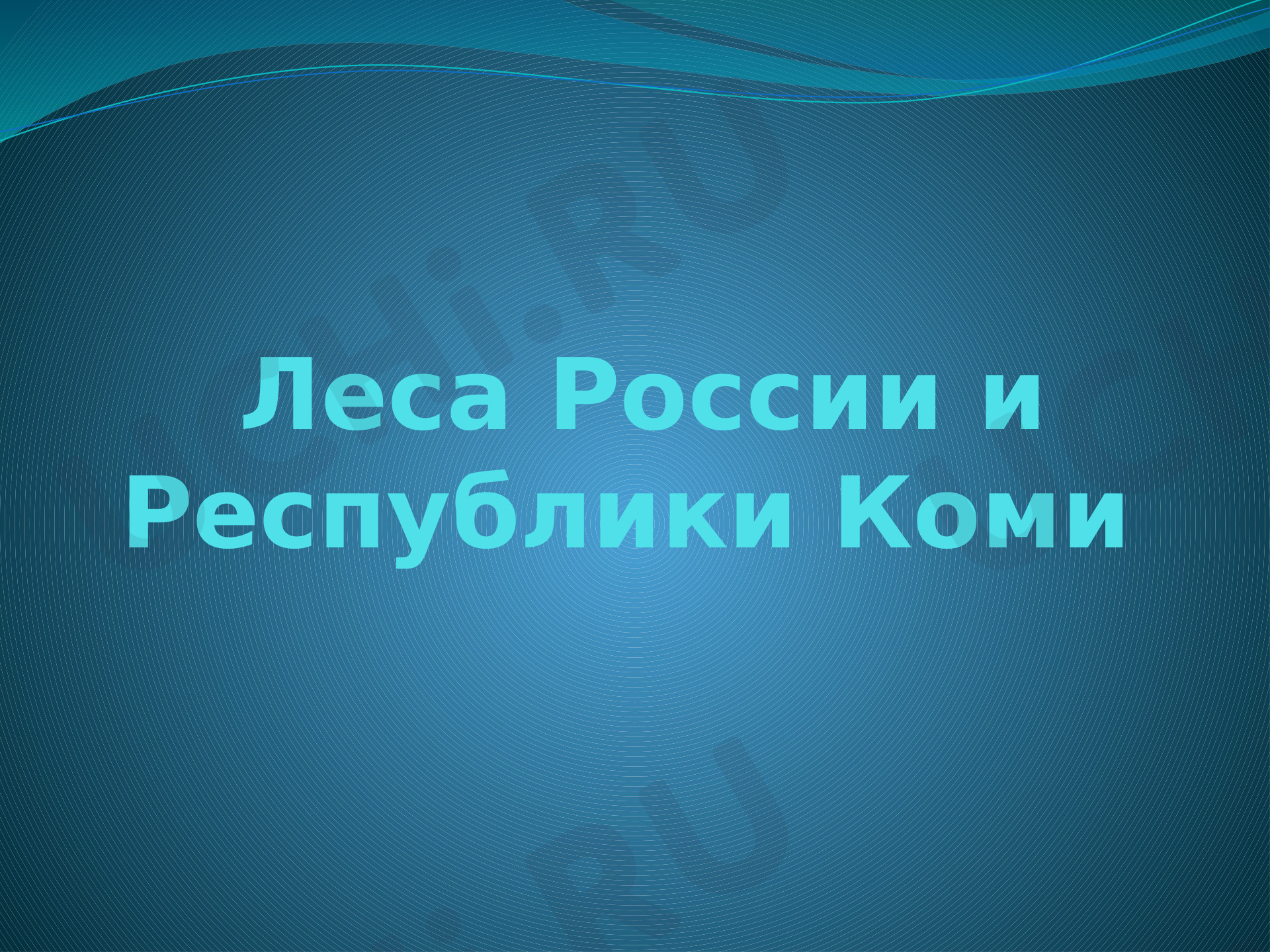 Предпросмотр материала Леса России и Республики Коми