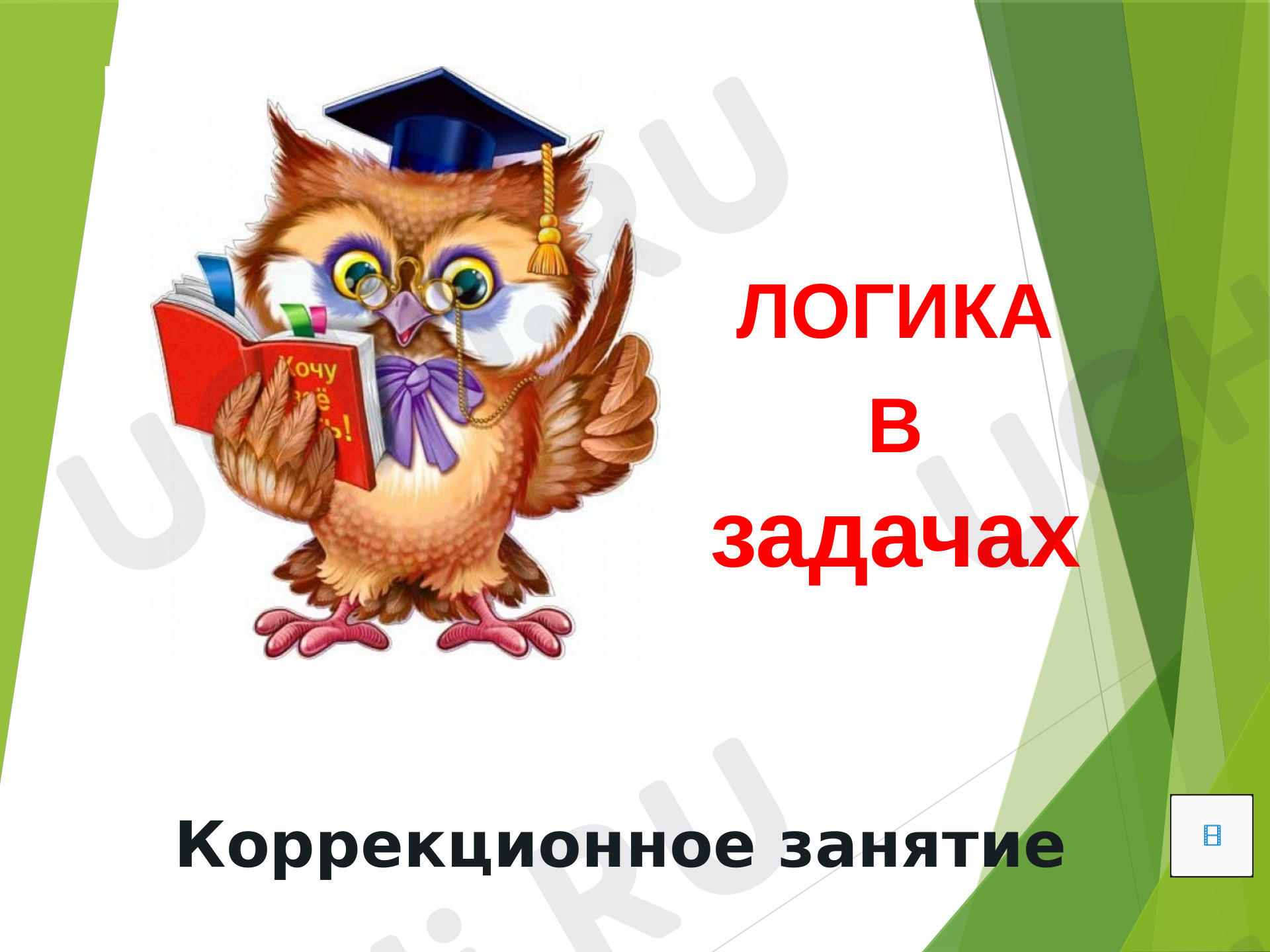 Предпросмотр материала Коррекционное занятие