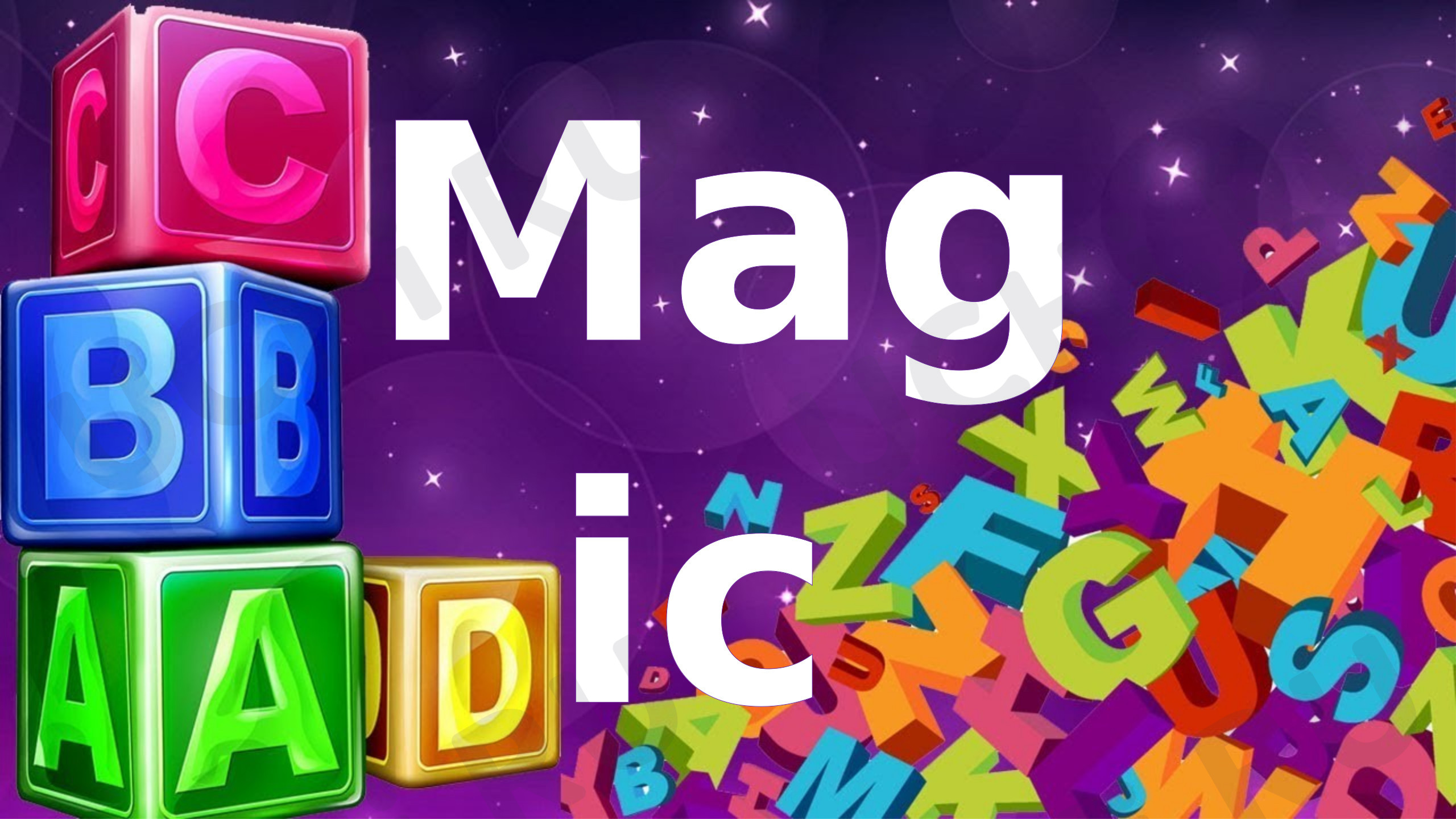Предпросмотр материала Magic ABC