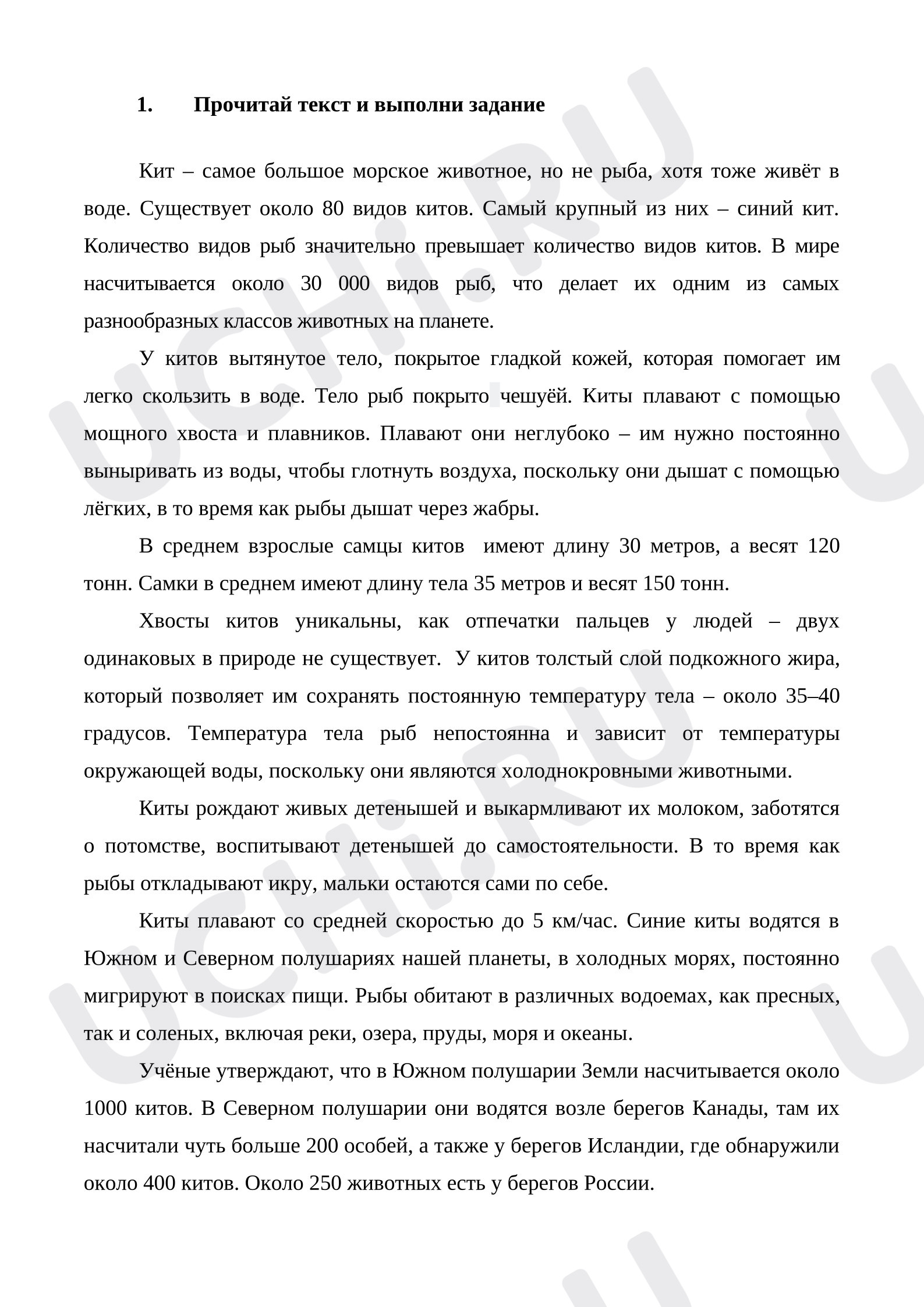Предпросмотр материала Самостоятельная работа. Работа с текстом.