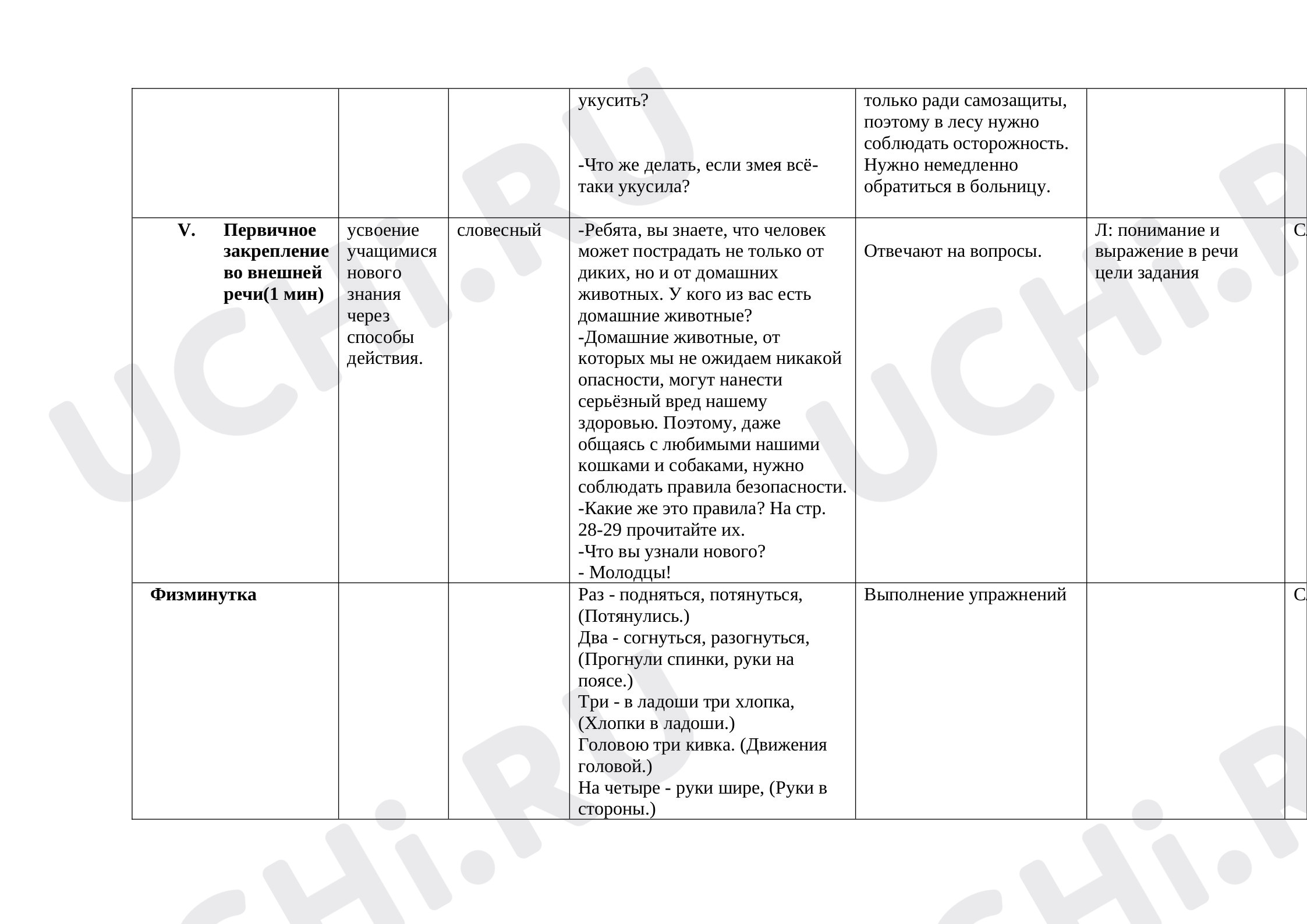 Безопасность, окружающий мир 3 класс | Подготовка к уроку от Учи.ру