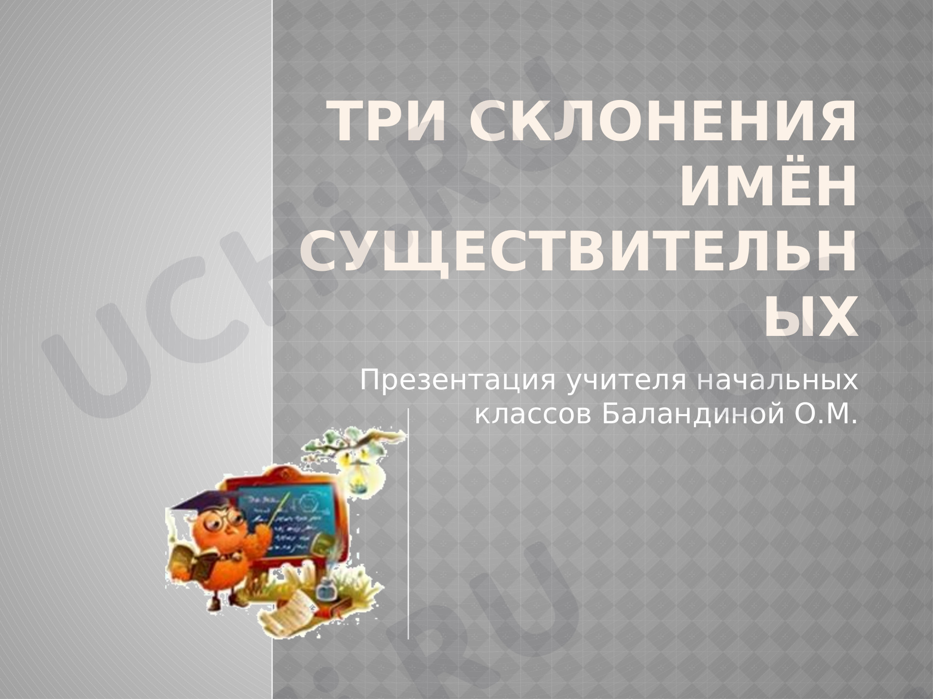 Предпросмотр материала Что такое склонение? Три склонения имён существительных