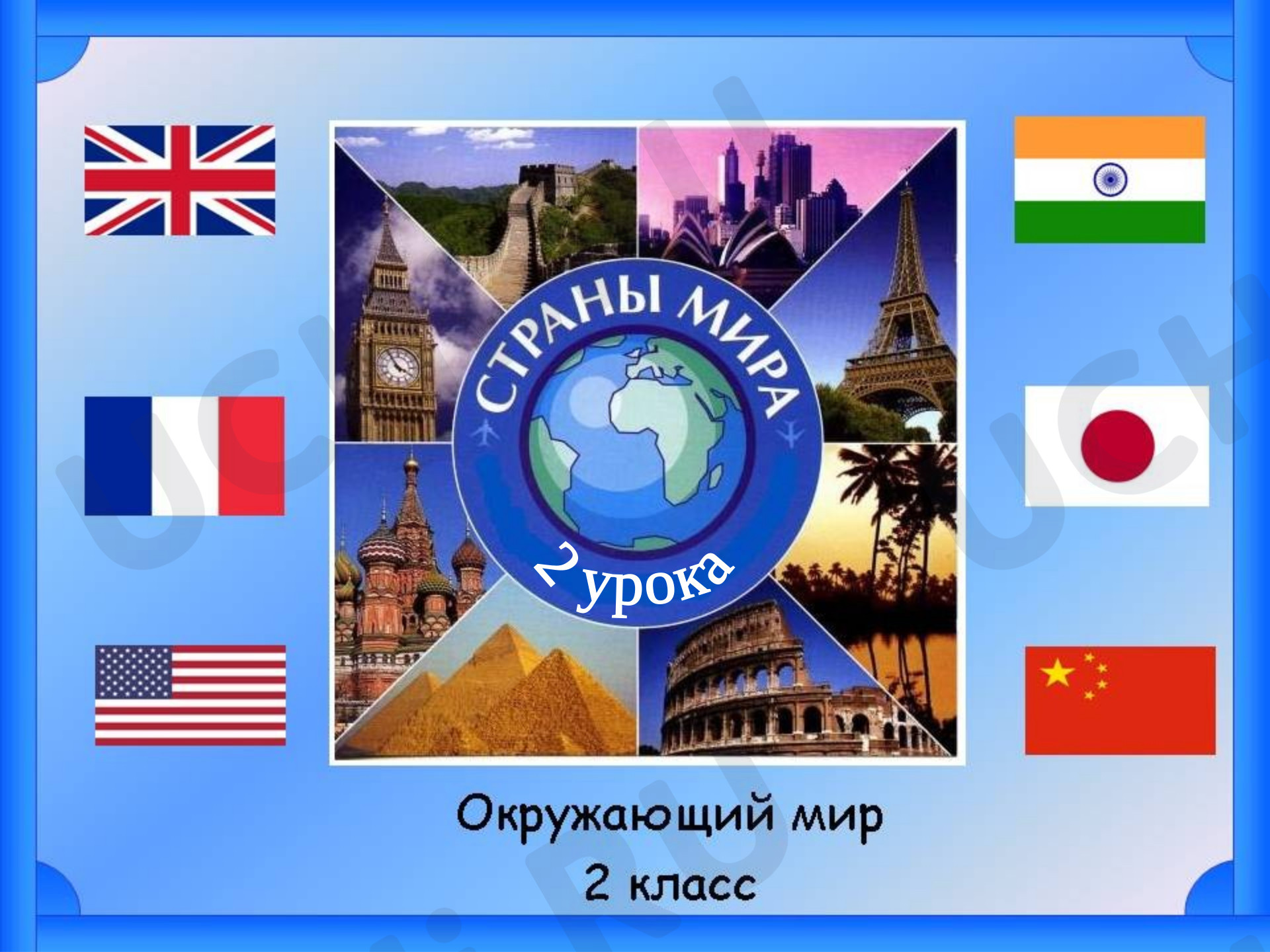 Предпросмотр материала Страны мира