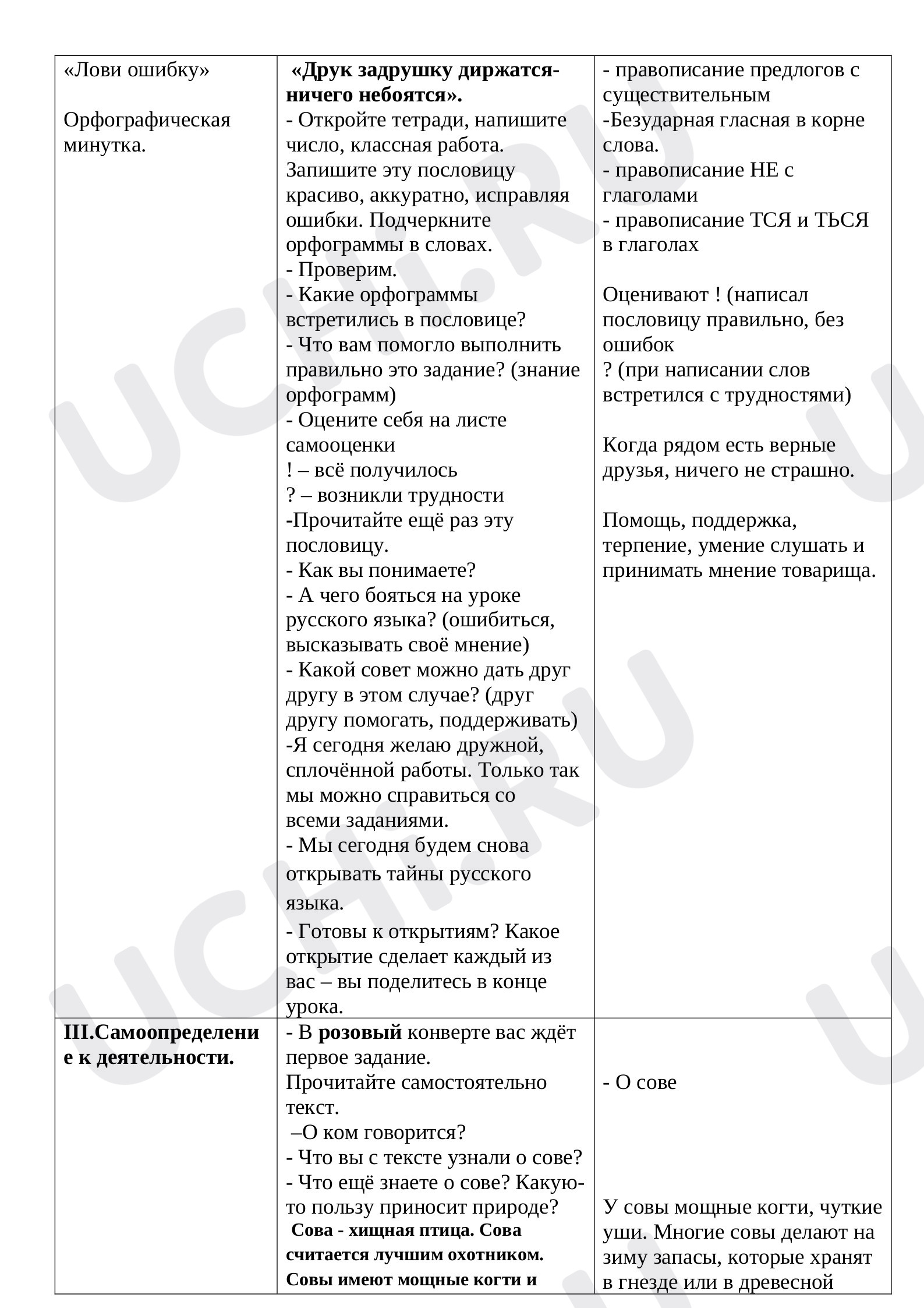 Морфология, русский язык 4 класс | Подготовка к уроку от Учи.ру