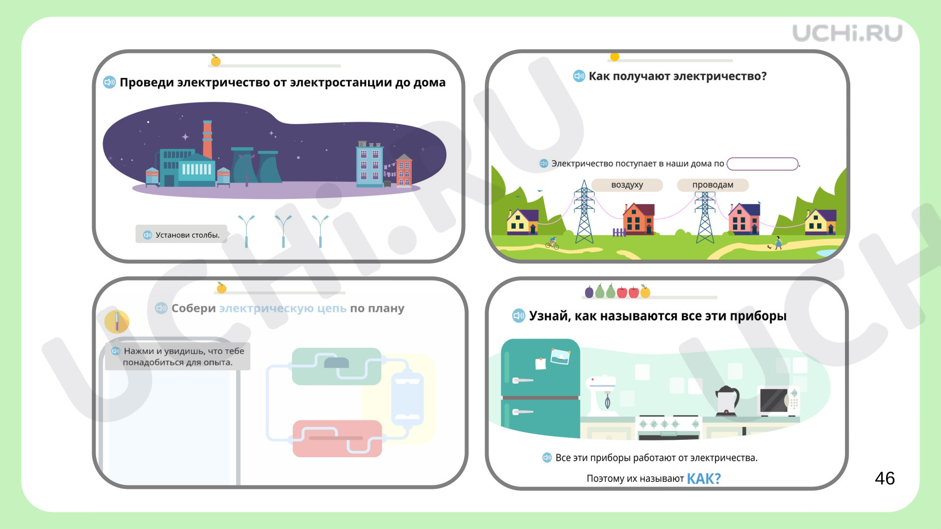 Откуда в наш дом приходит электричество, презентация. Окружающий мир 1  класс: Откуда в наш дом приходит электричество? | Учи.ру