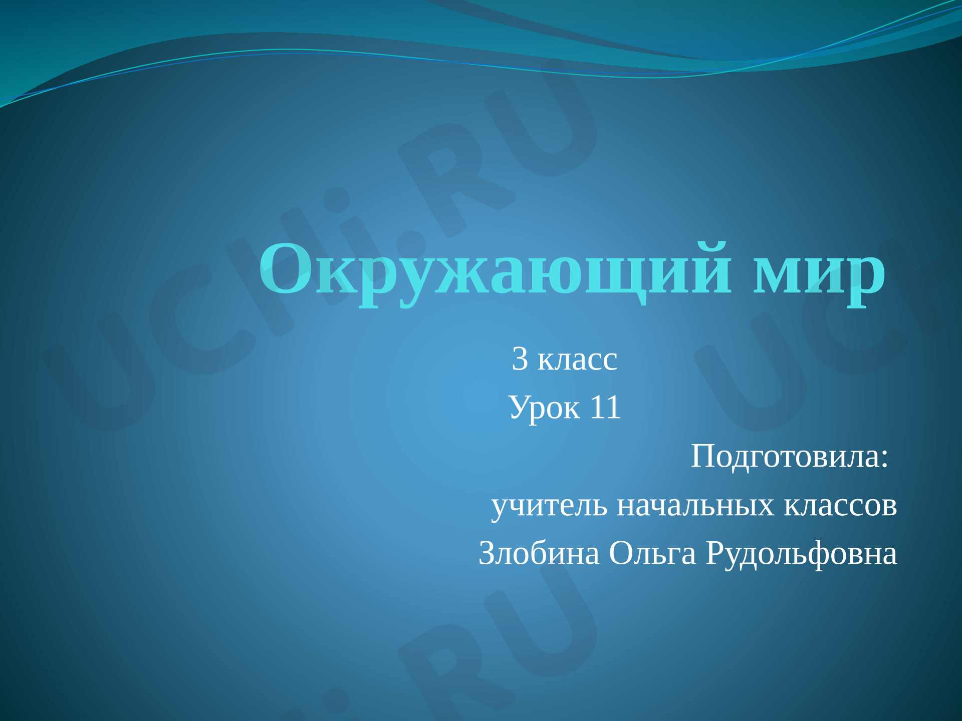 Предпросмотр материала Презентация к уроку окружающего мира на тему: Вода.