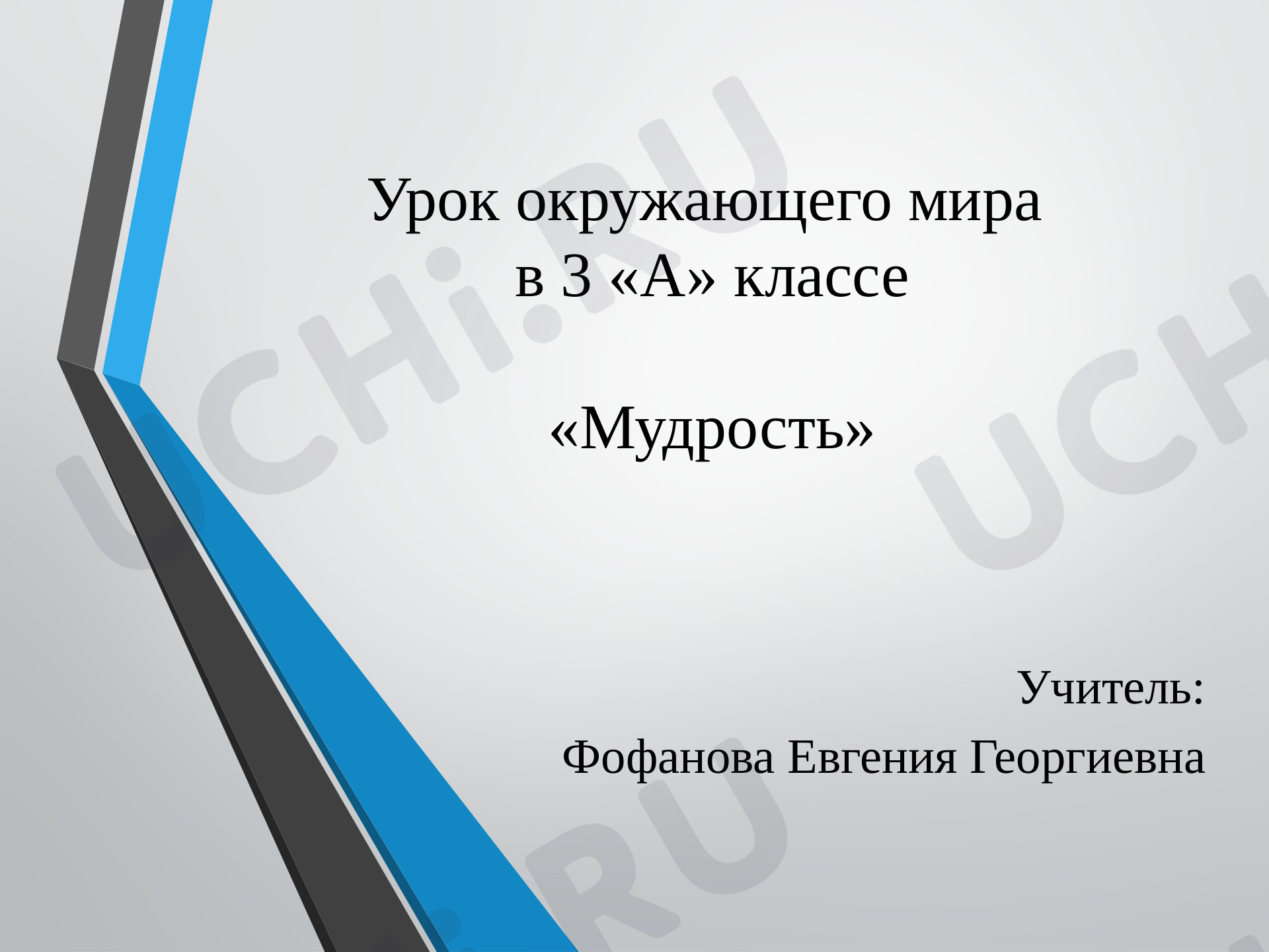 Предпросмотр материала Мудрость старости