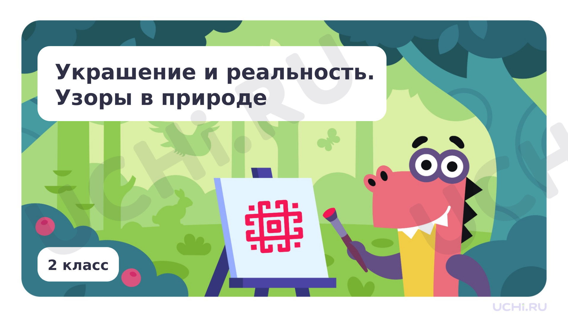 Предпросмотр материала Украшение и реальность. Узоры в природе