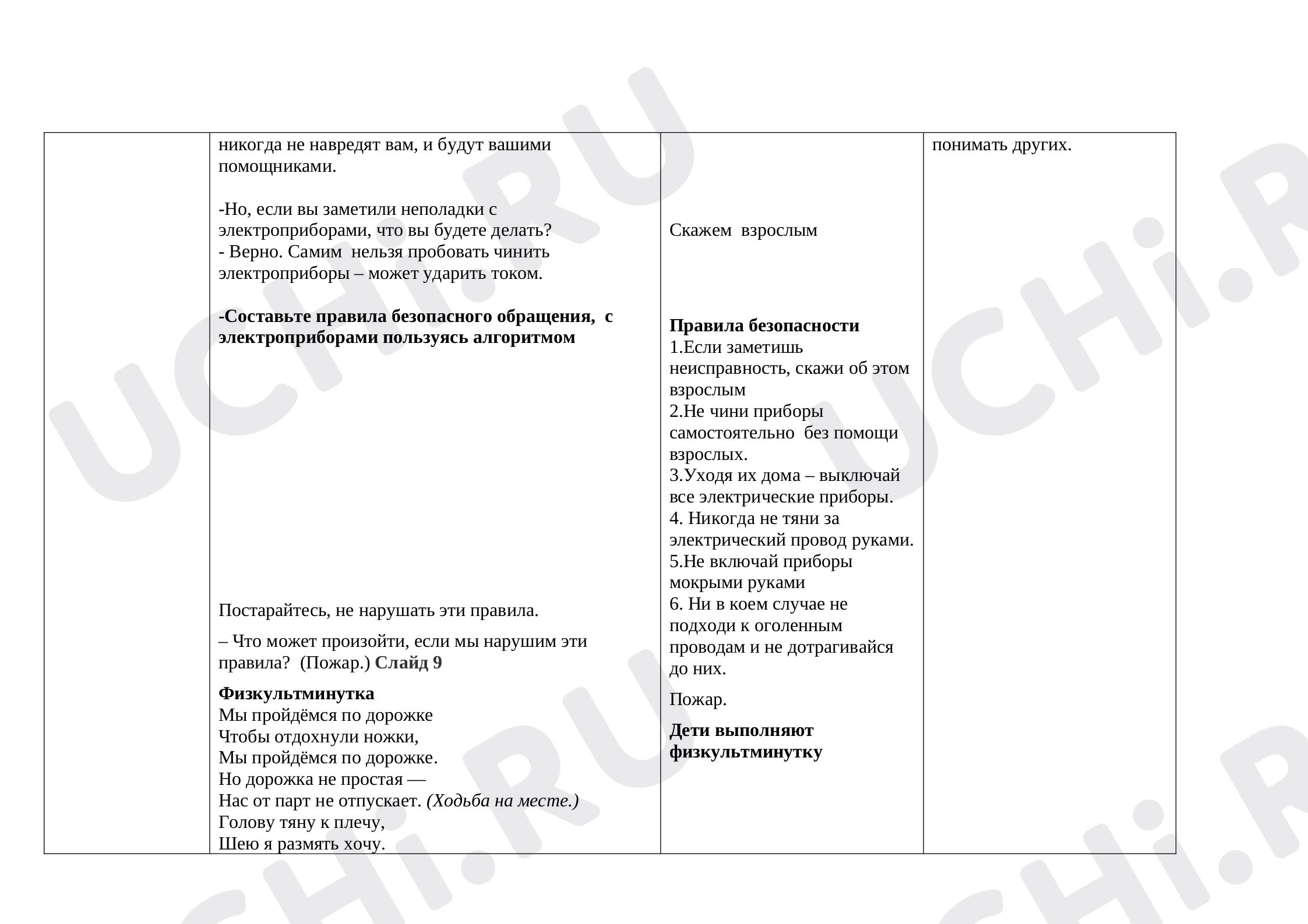 Что вокруг нас может быть опасным?»: Бытовые электрические и газовые приборы:  правила безопасного использования. Поведение в экстремальных ситуациях.  Номера телефонов экстренных служб | Учи.ру