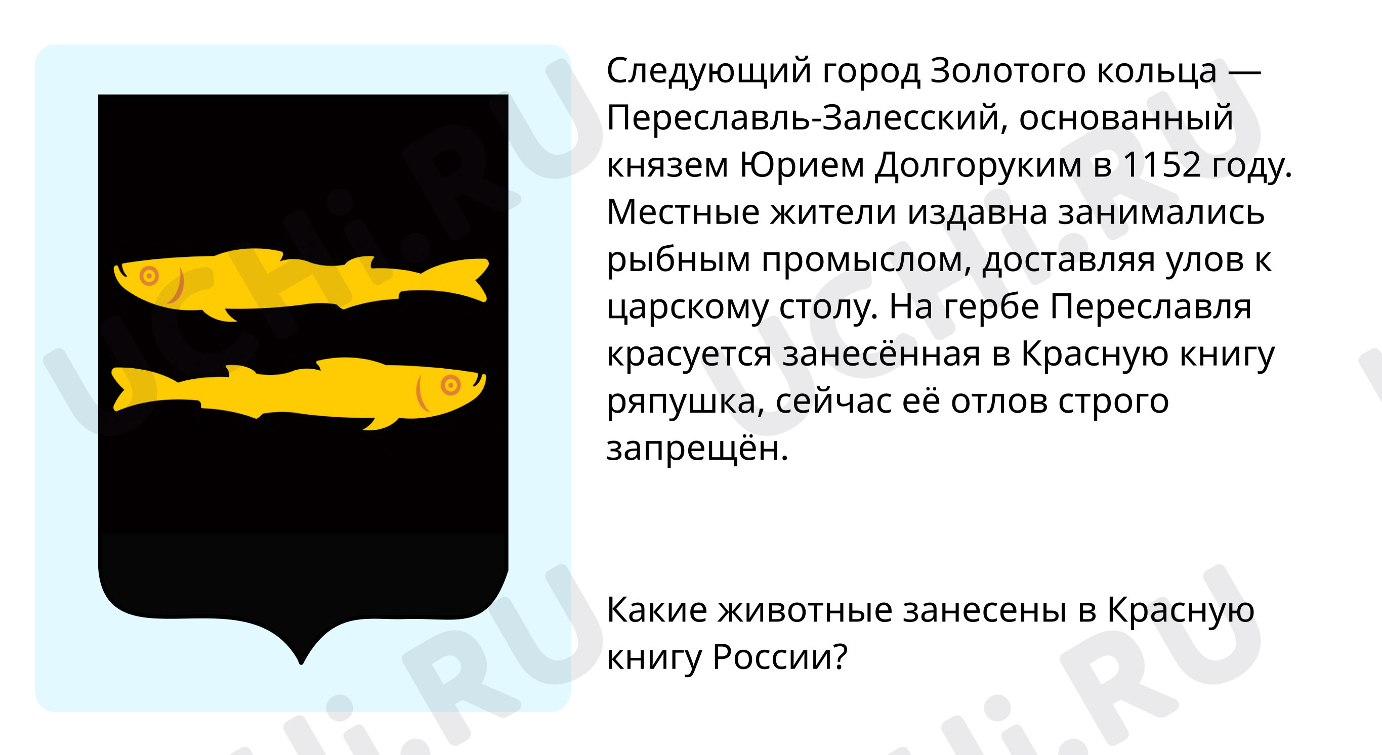 Предпросмотр материала Переславль-Залесский