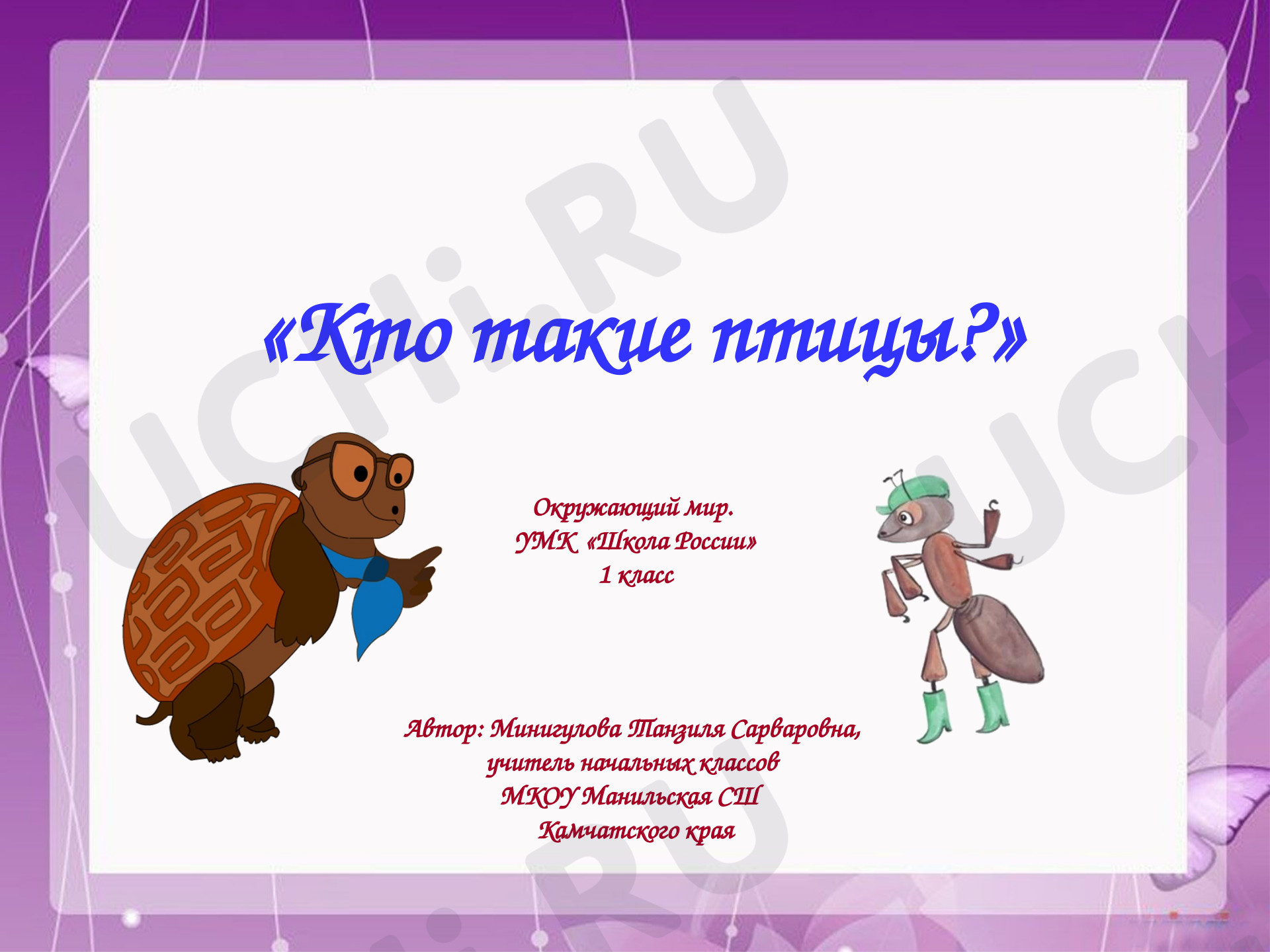 Предпросмотр материала Презентация к уроку окружающего мира. Птицы.