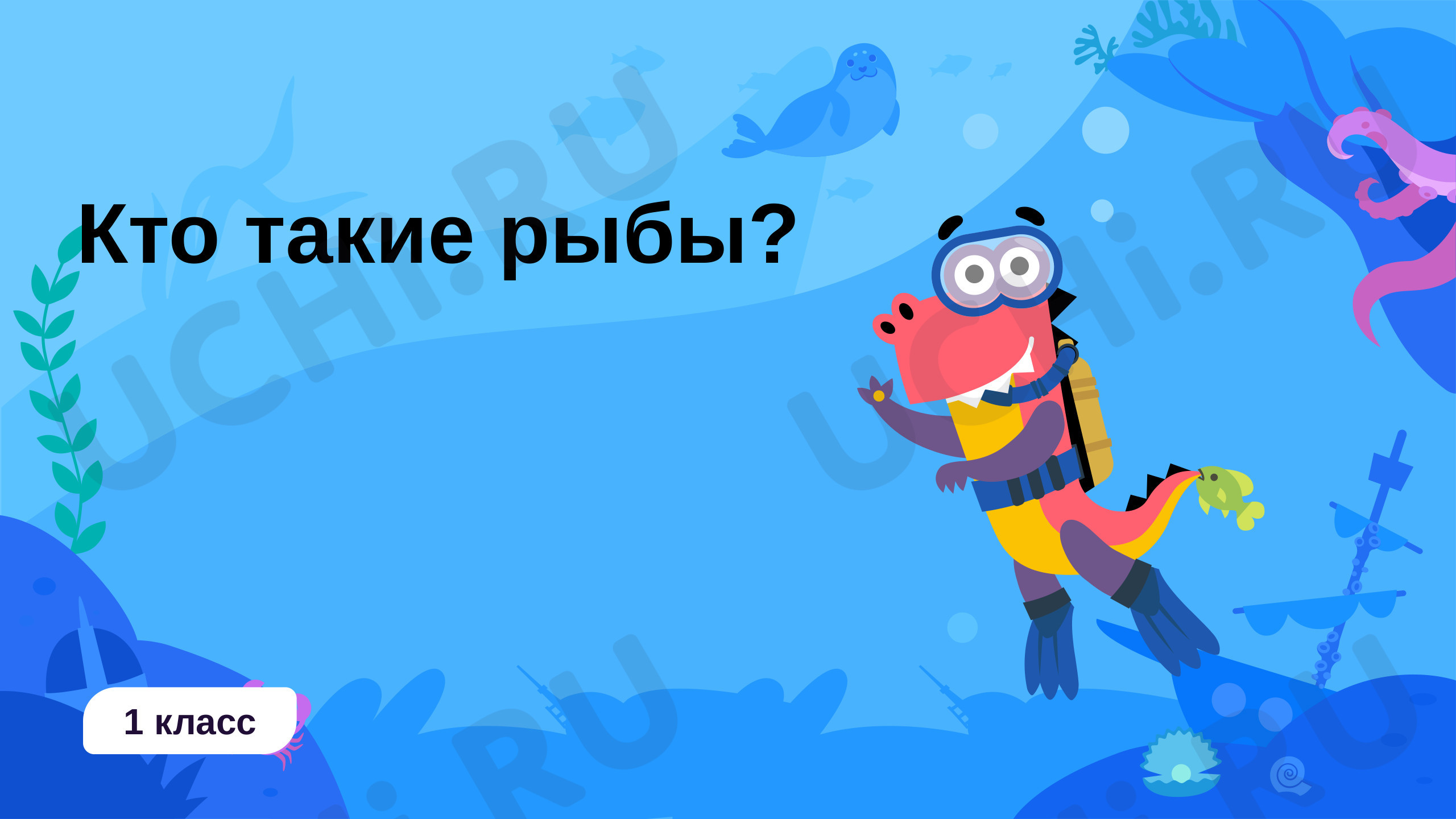 Окружающий мир, 1 класс, Кто такие рыбы?.pptx