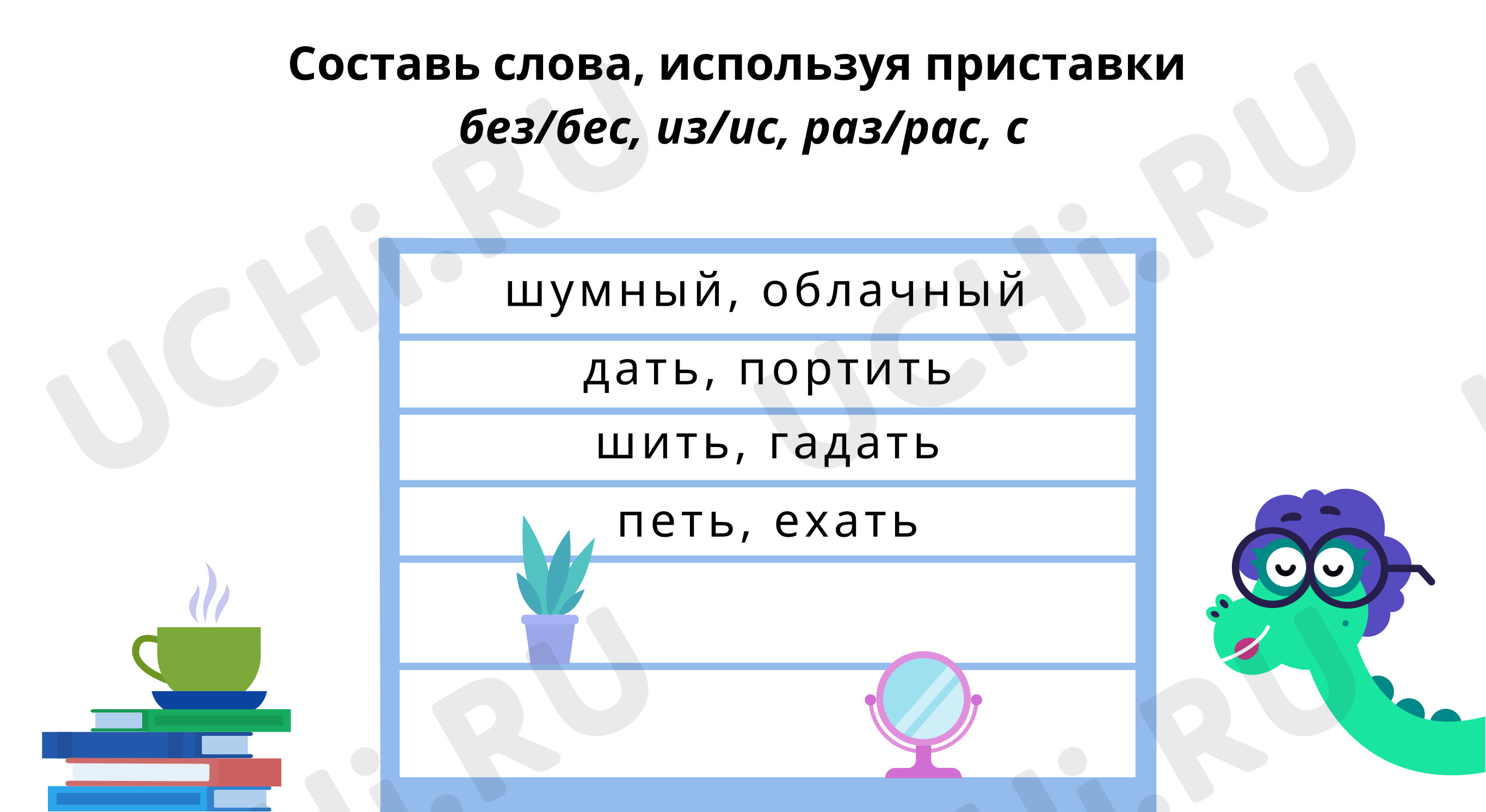 Приставка как часть слова. Значения приставок