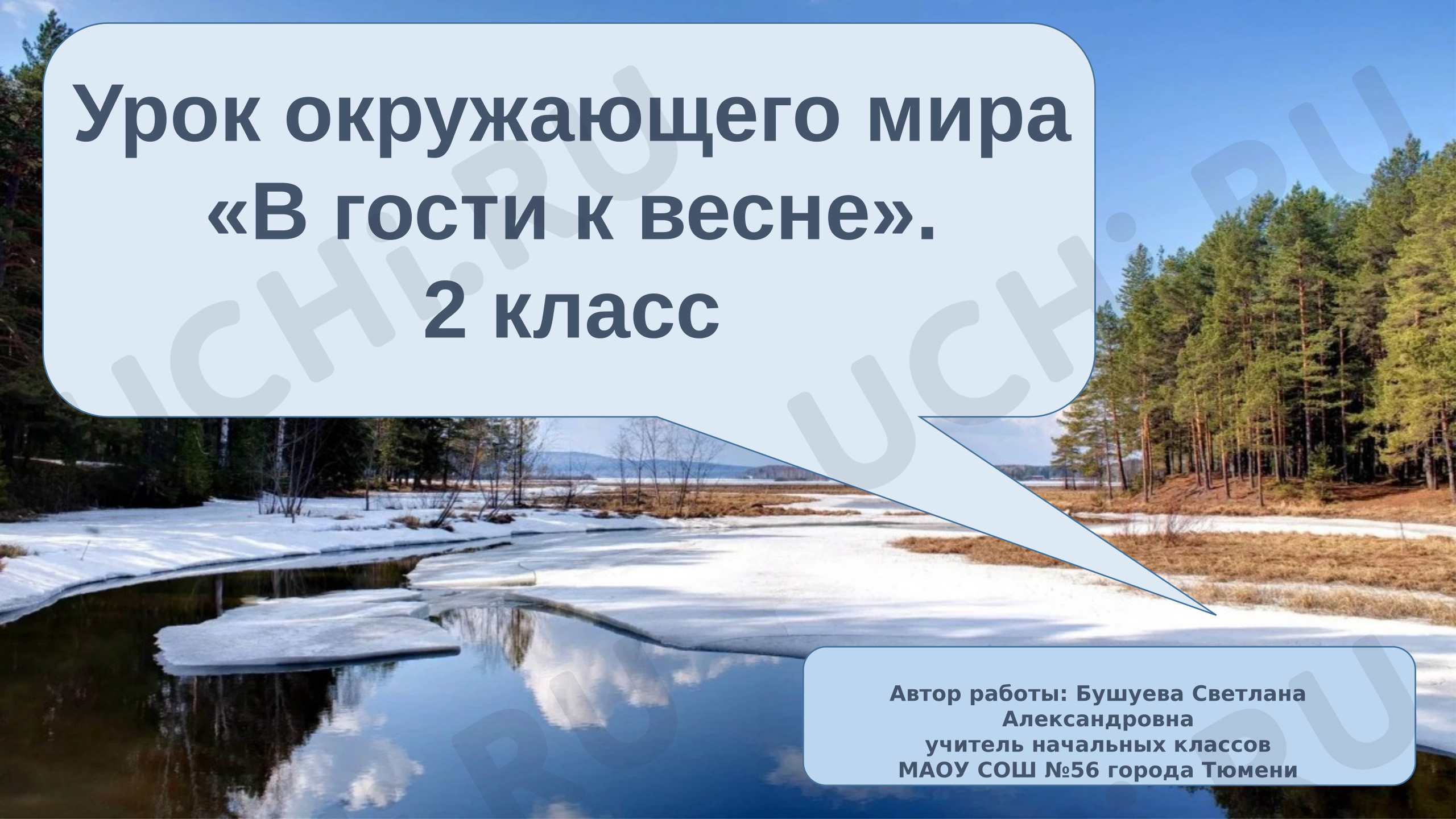 Предпросмотр материала Презентация к уроку окружающего мира: "В гости к весне".