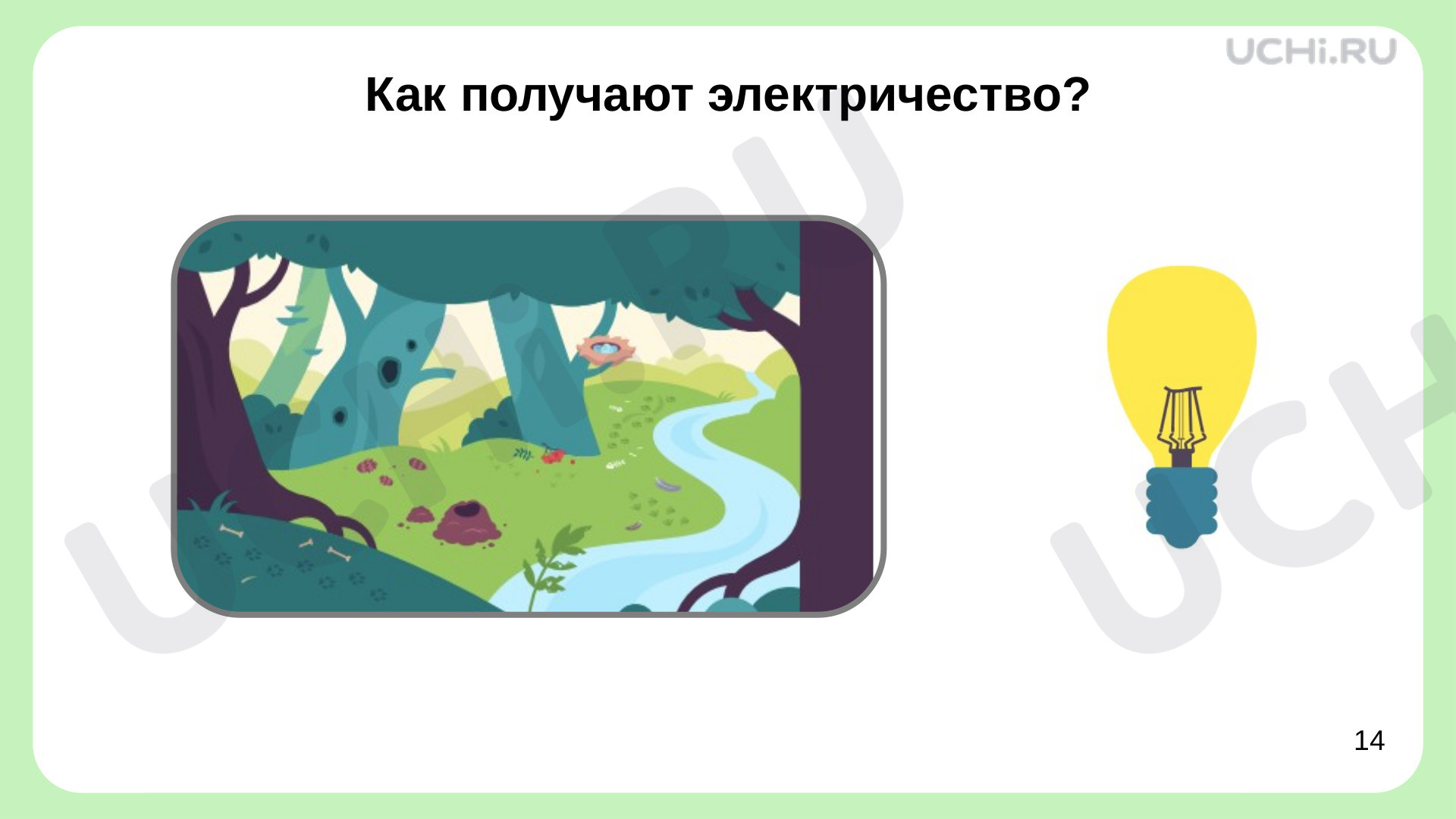 Материалы для урока по теме Откуда в наш дом приходит электричество?,  Окружающий мир, 1 класс.