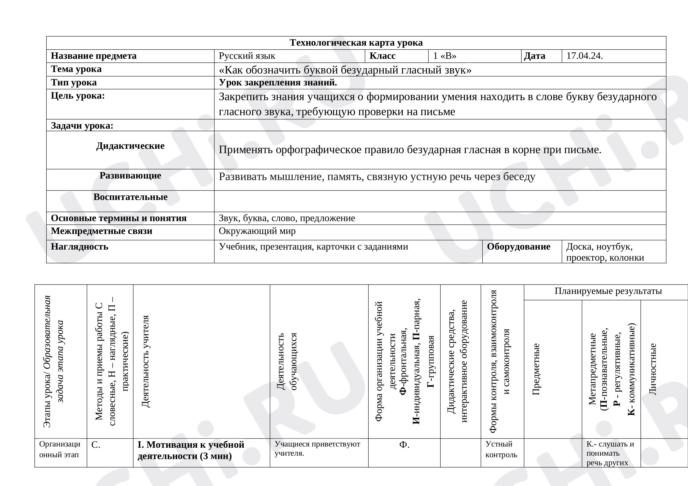 Предпросмотр материала Как обозначить буквой безударный гласный звук