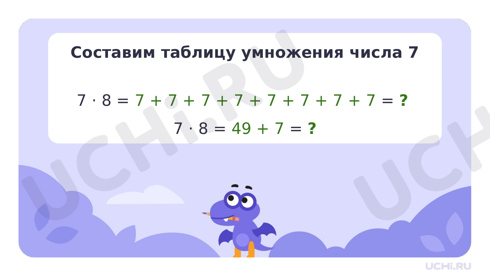 Математика для 4 четверти 2 класса. ЭОР | Подготовка к уроку от Учи.ру