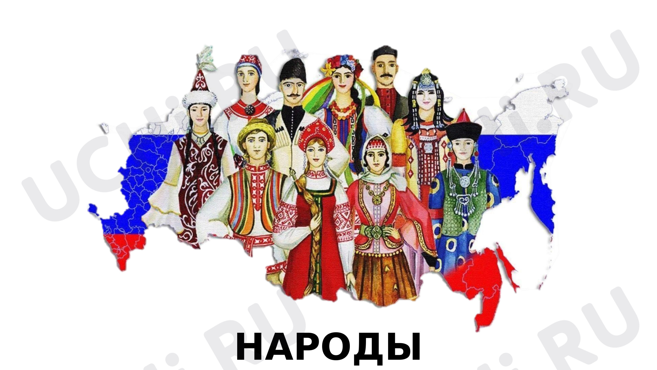 Предпросмотр материала Презентация к уроку окружающего мира. Народы России.