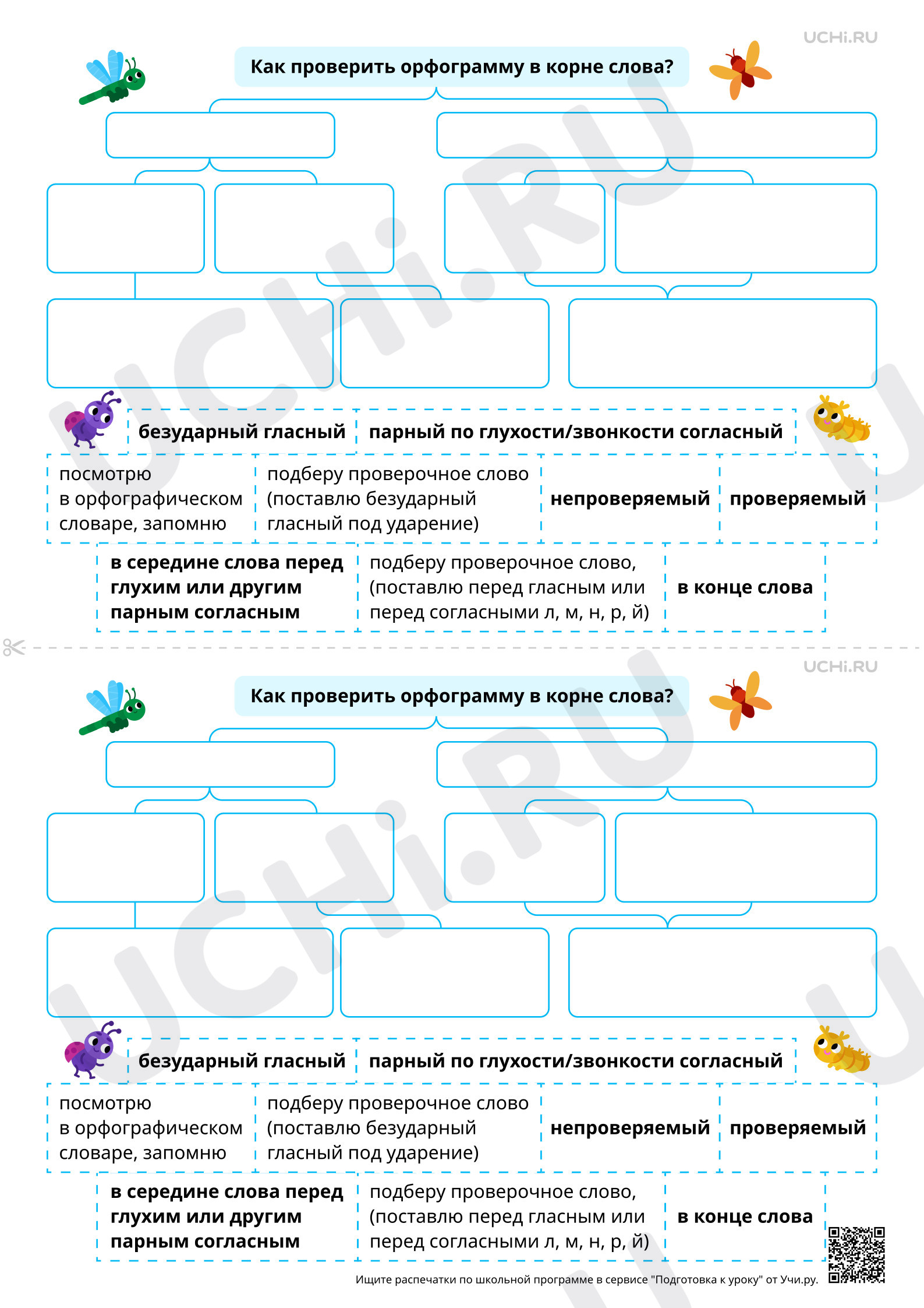 Предпросмотр материала Материалы для групповой работы. Правописание слов с орфограммами в значимых частях слов: систематизация