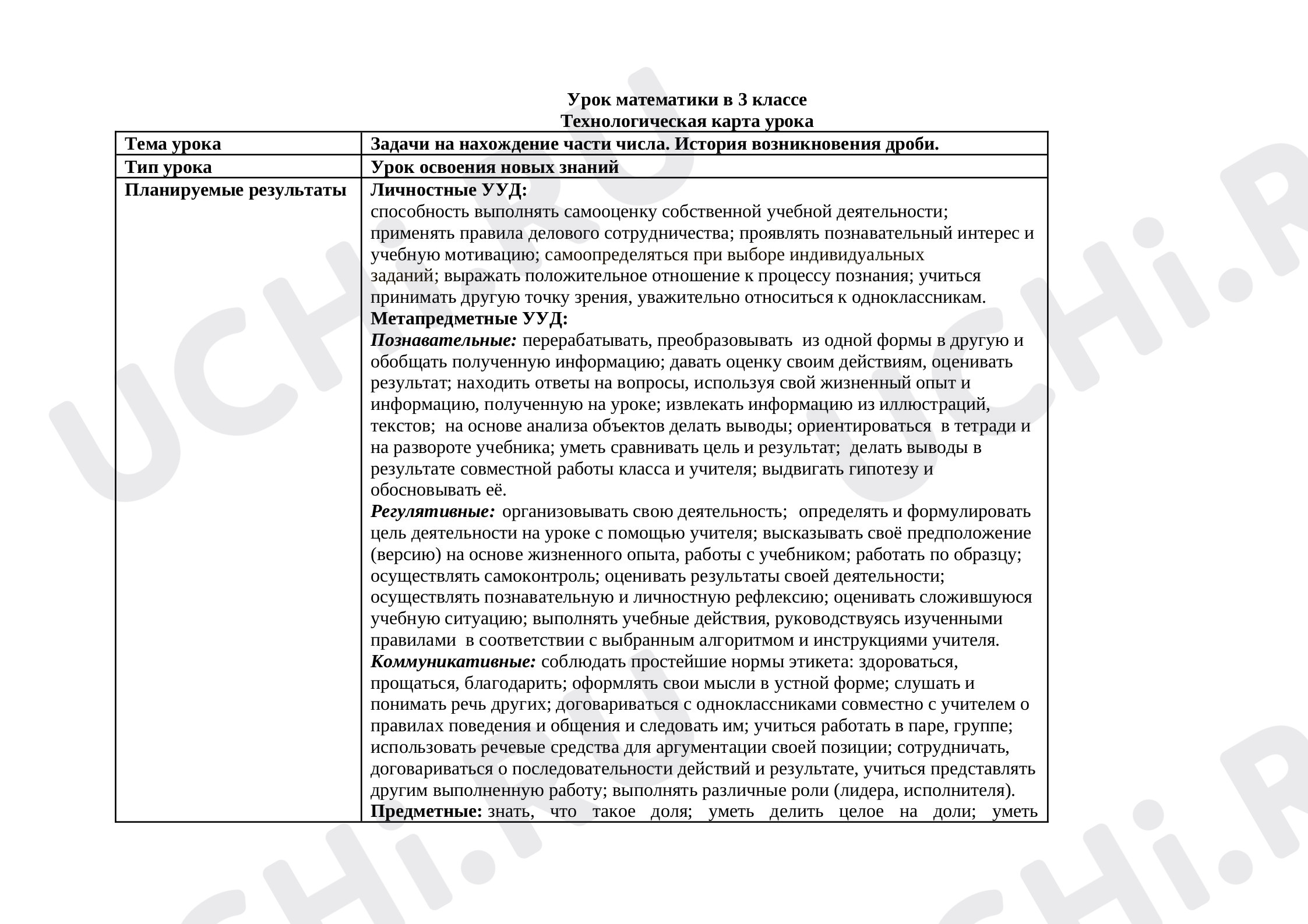 Предпросмотр материала Нахождение части числа