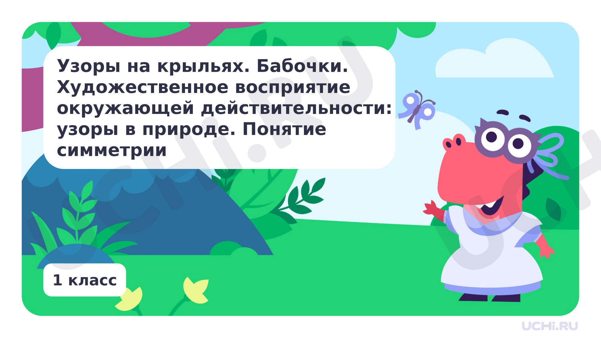 Предпросмотр материала Узоры на крыльях. Бабочки. Понятие симметрии.