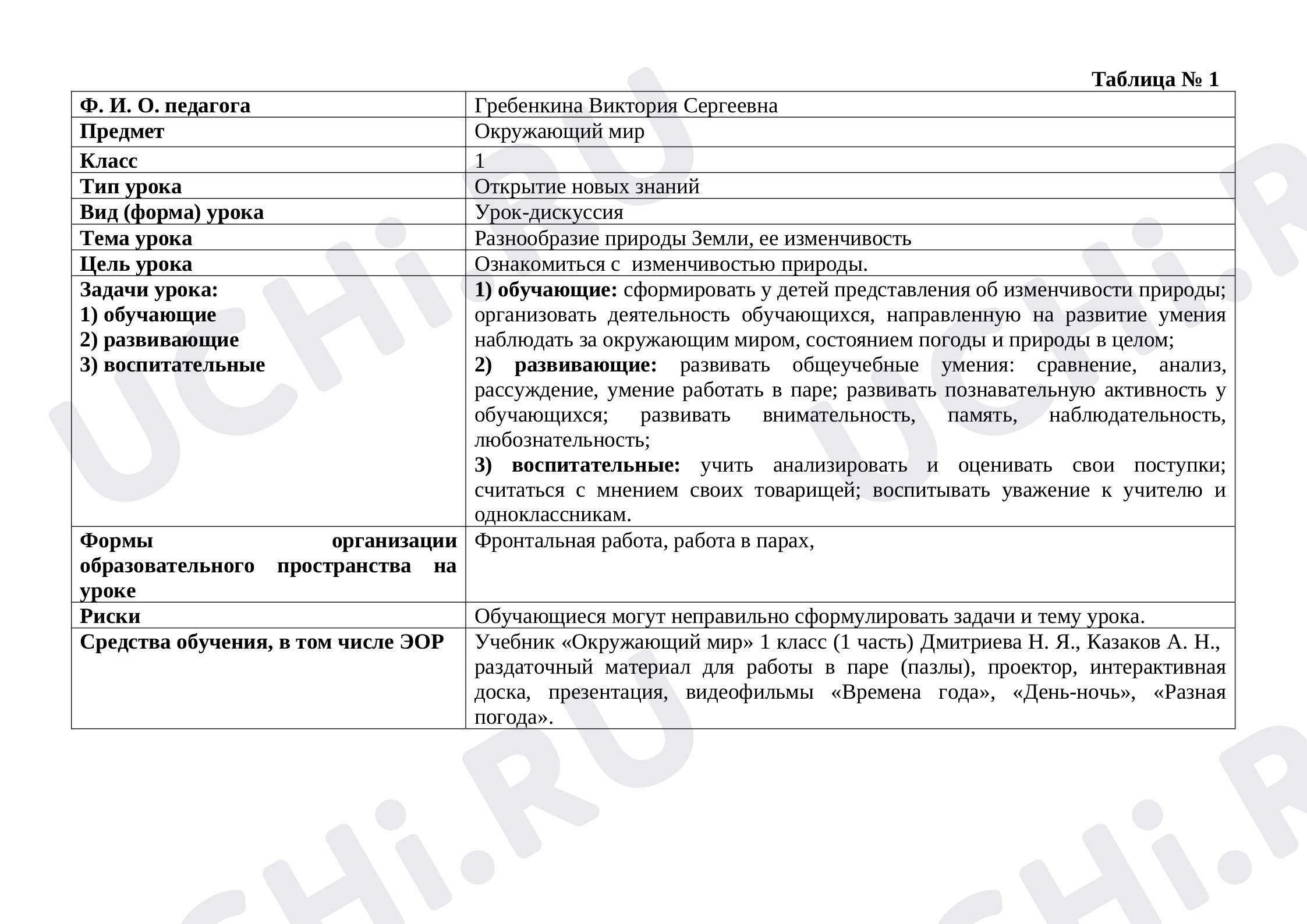 Предпросмотр материала Разнообразие природы Земли, ее изменчивость