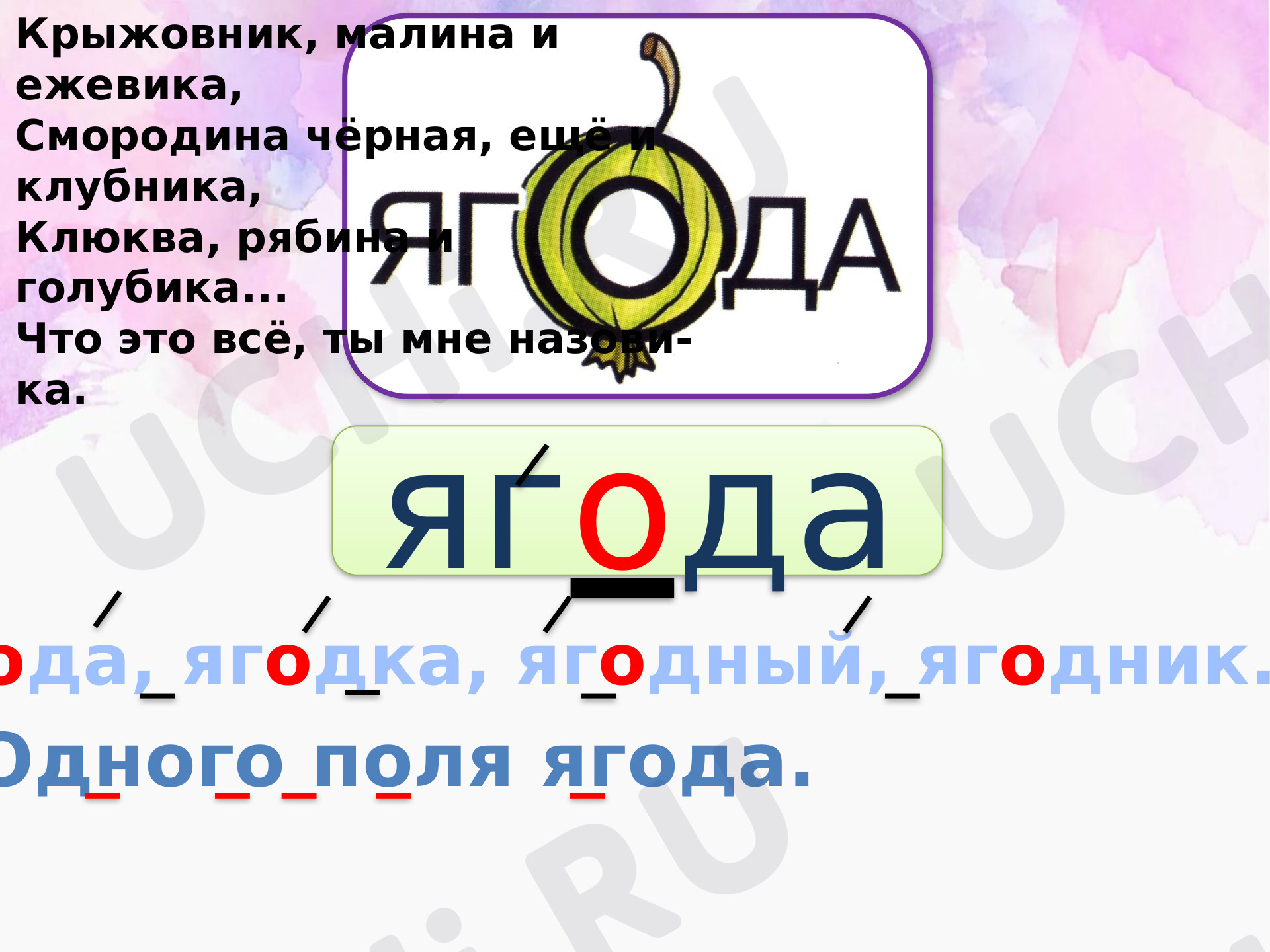 Презентация №2 для урока “Проверка знаний” по русскому языку 2 класс ...