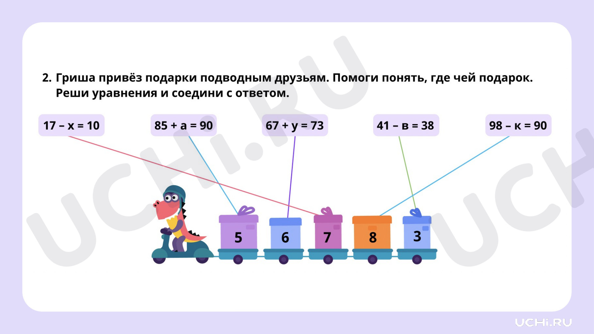 Математика для 4 четверти 2 класса. ЭОР | Подготовка к уроку от Учи.ру