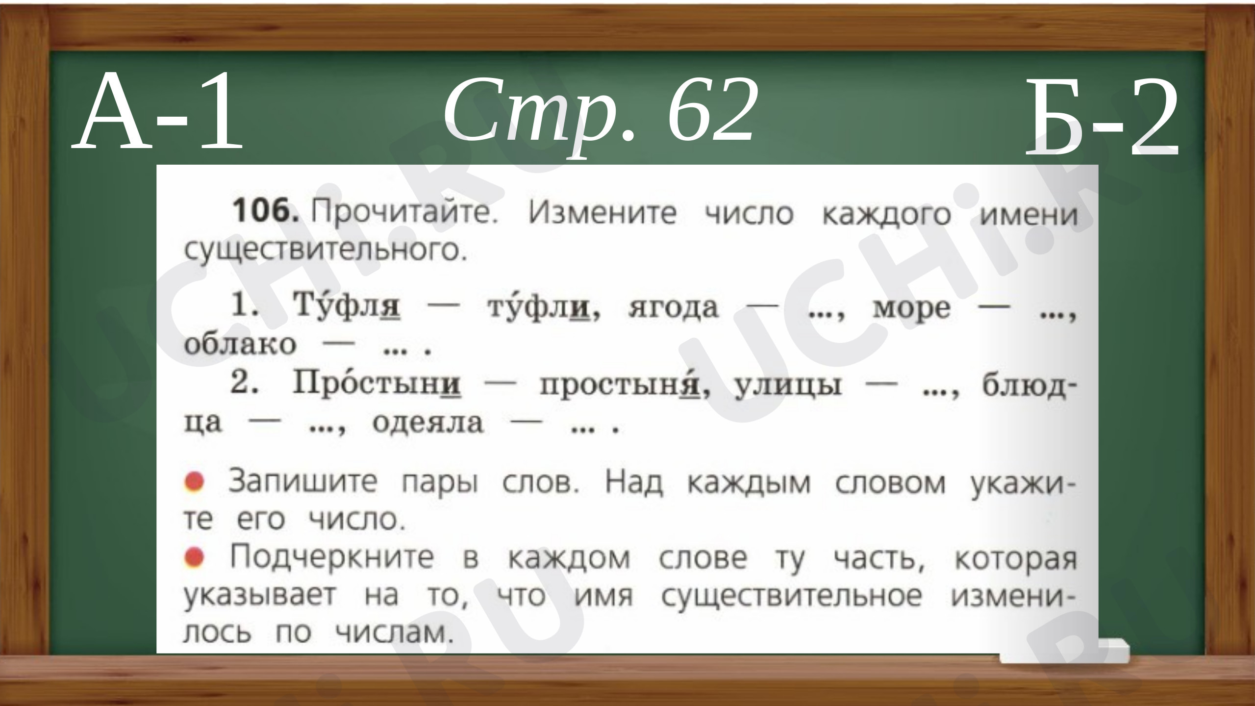 Имя существительное . Единственное и множественное число .: Единственное и множественное  число имён существительных | Учи.ру