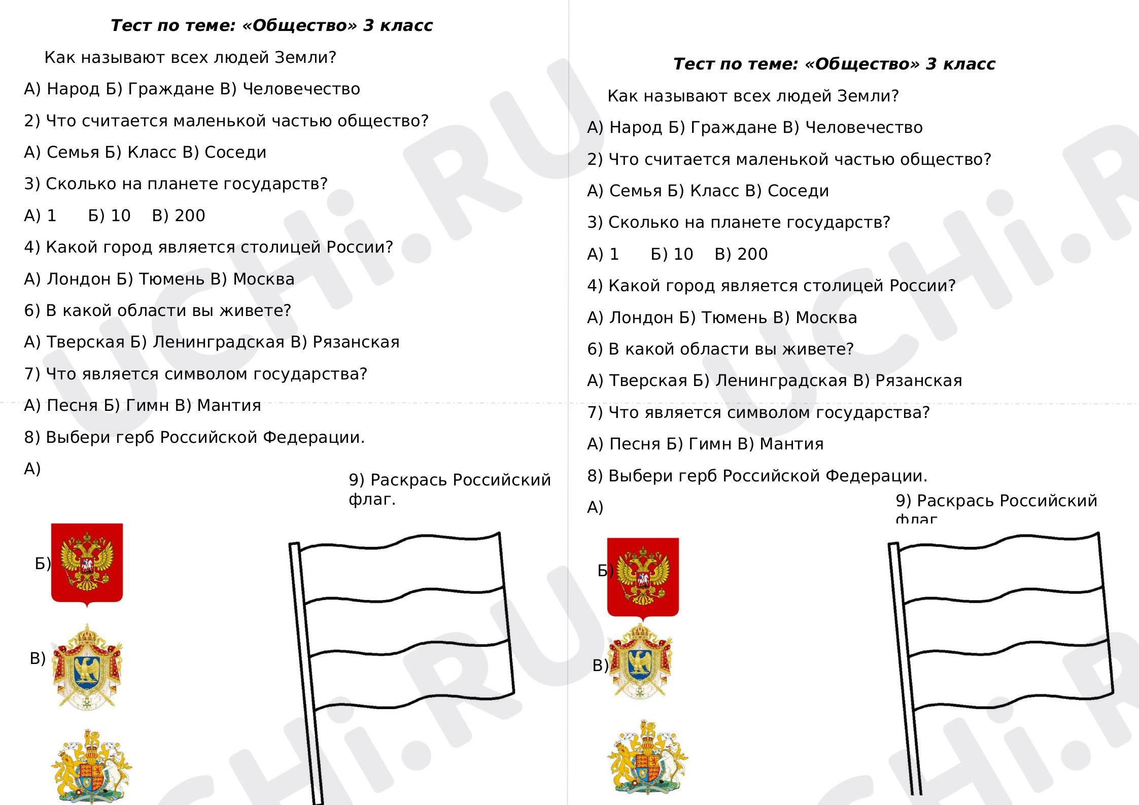 Предпросмотр материала Общество