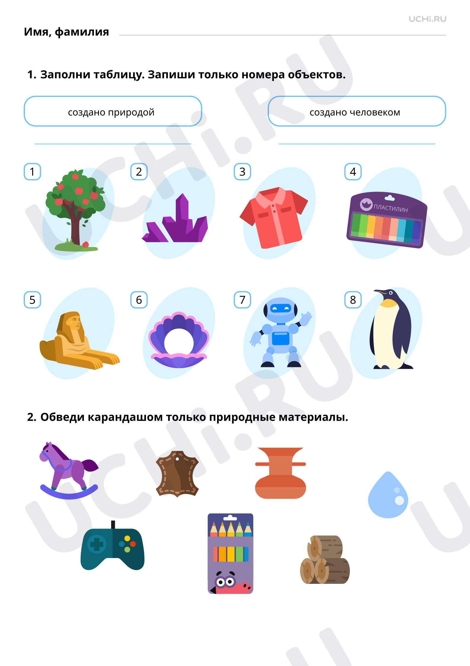 Предпросмотр материала Природные материалы и изделия из них. Наше творчество. Базовый уровень